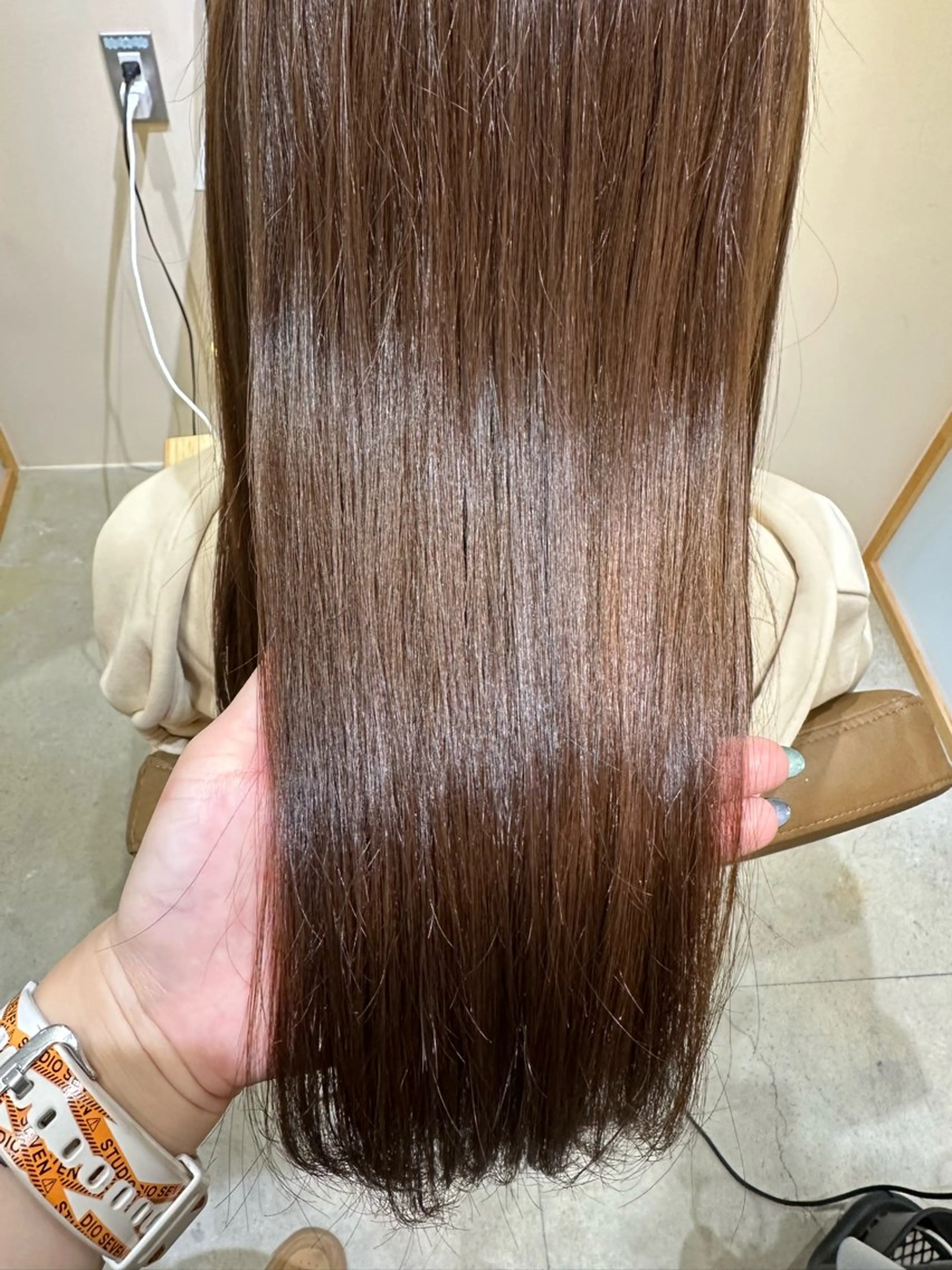 セミロング ヘアカラー トリートメント ౨ৎ︎Zina 川口 KIRARI౨ৎのヘアスタイル