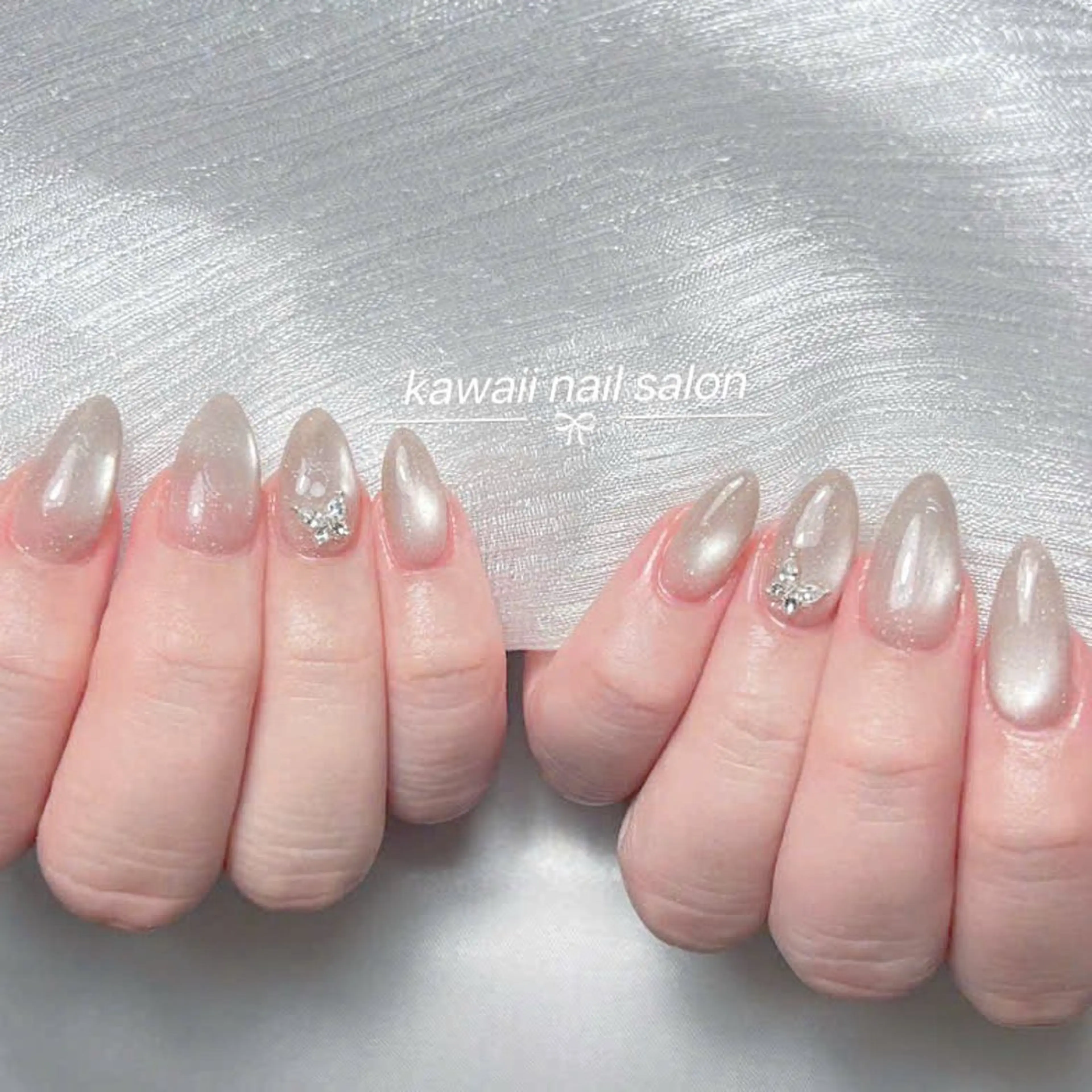 ネイル チークネイル ドット フットネイル フレンチネイル グラデーション Kawaii _Nailのネイルデザイン