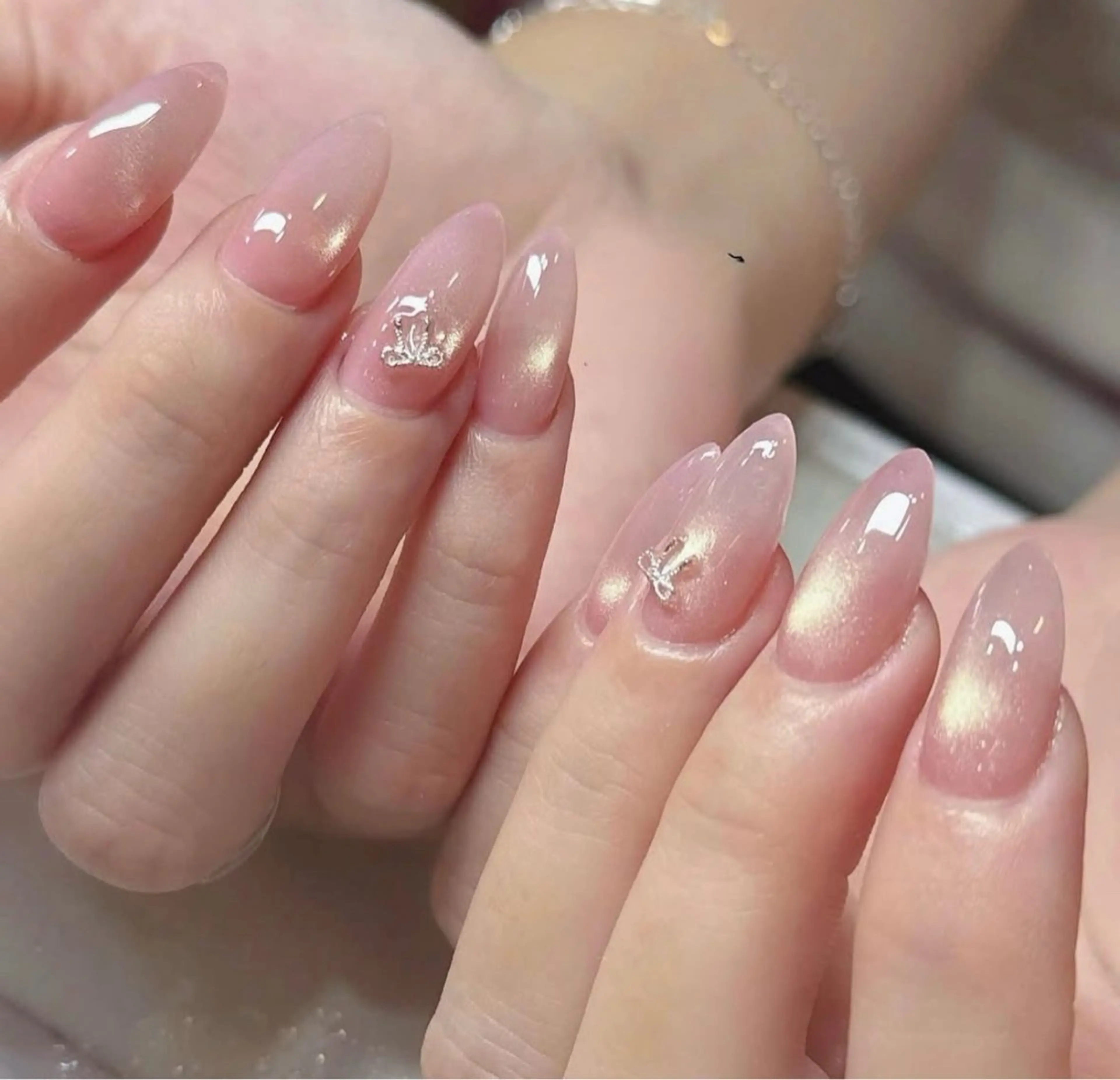 ネイル マグネットネイル ハンドネイル sora ❄️のネイルデザイン