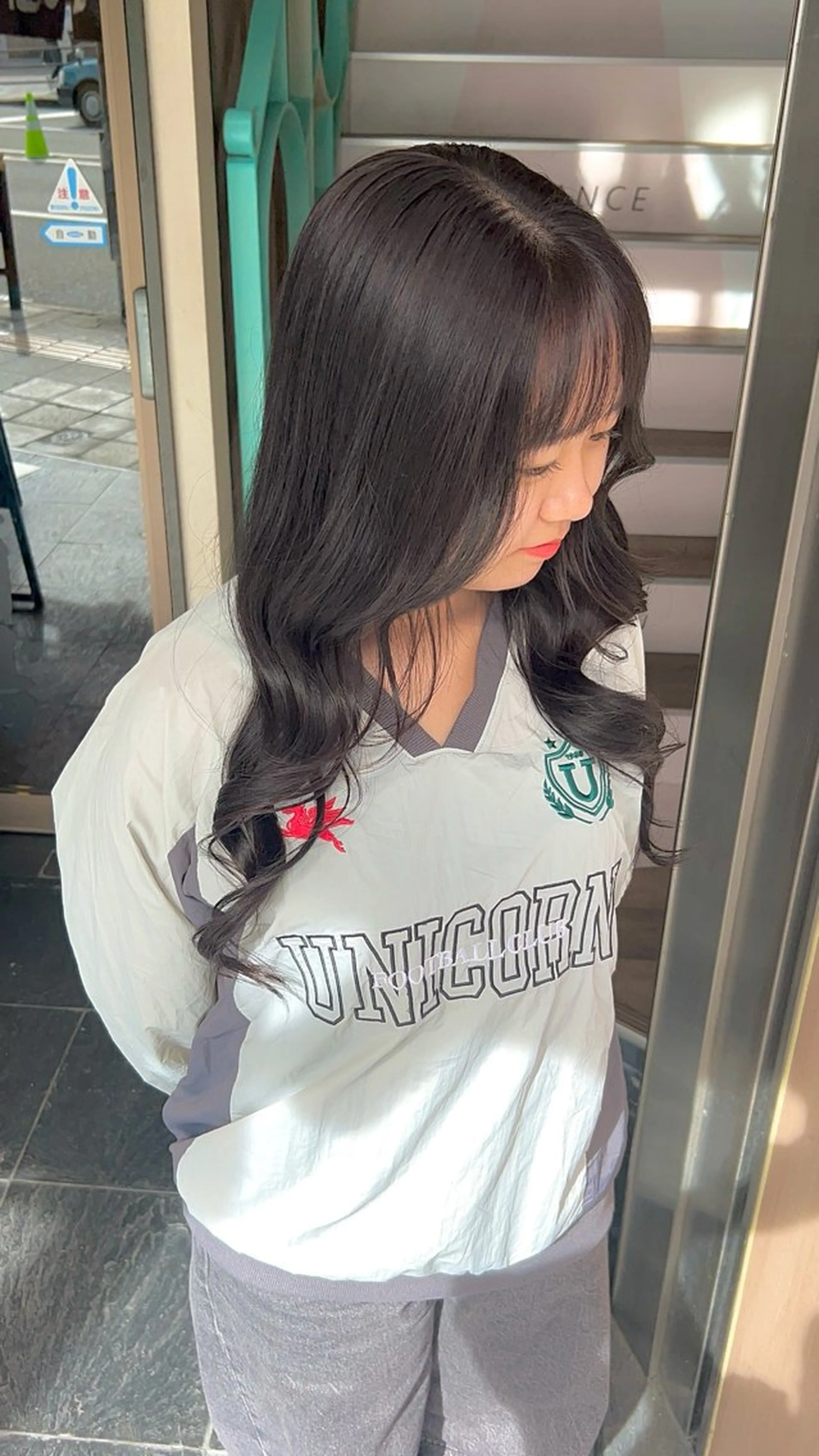 ロング カラー カット ヘアカラー トリートメント 【ブリーチ無しW】 【暗髪&暖色系】圭真のヘアスタイル