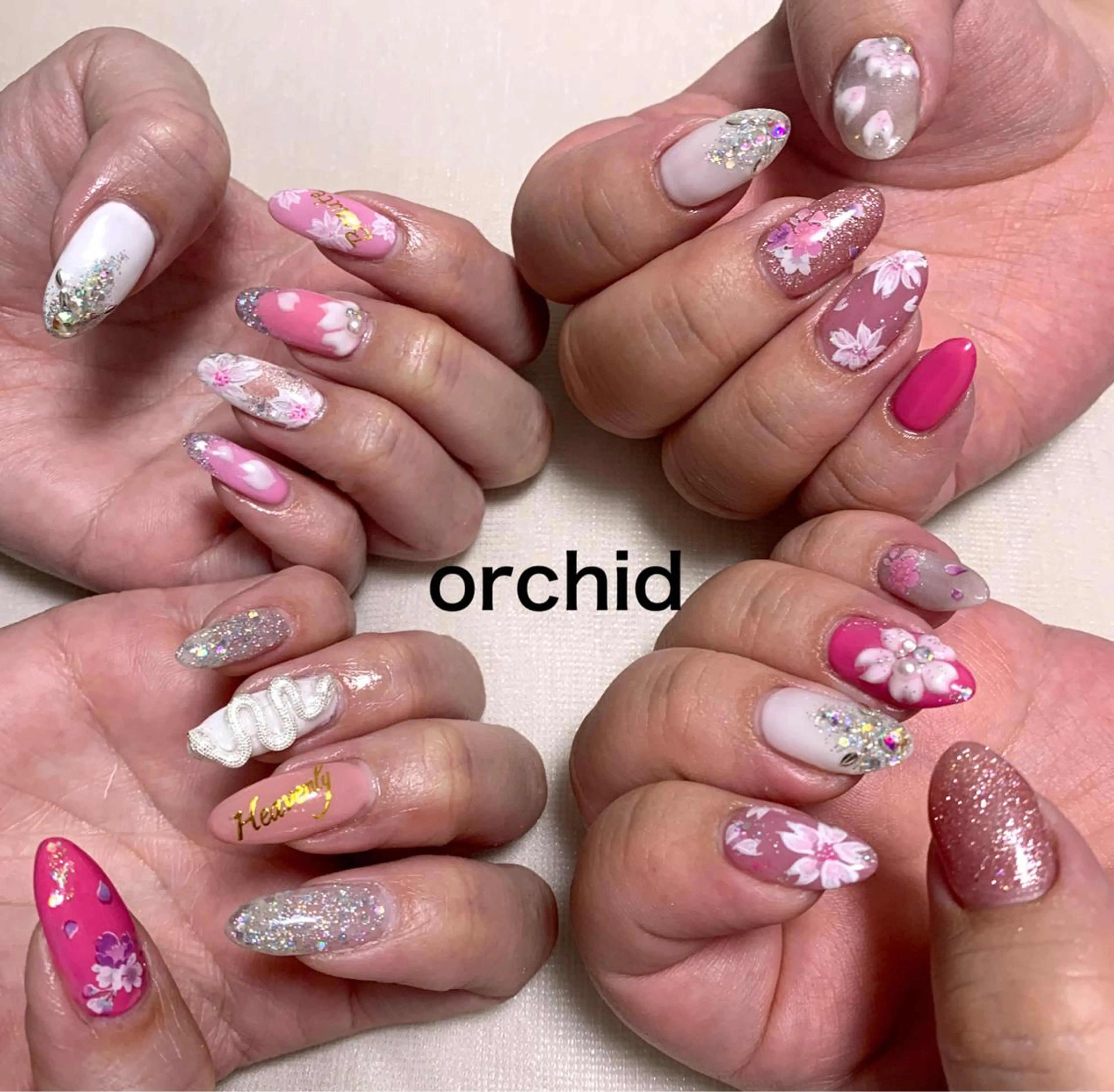 ネイル orchid ♡オーキッドのネイルデザイン
