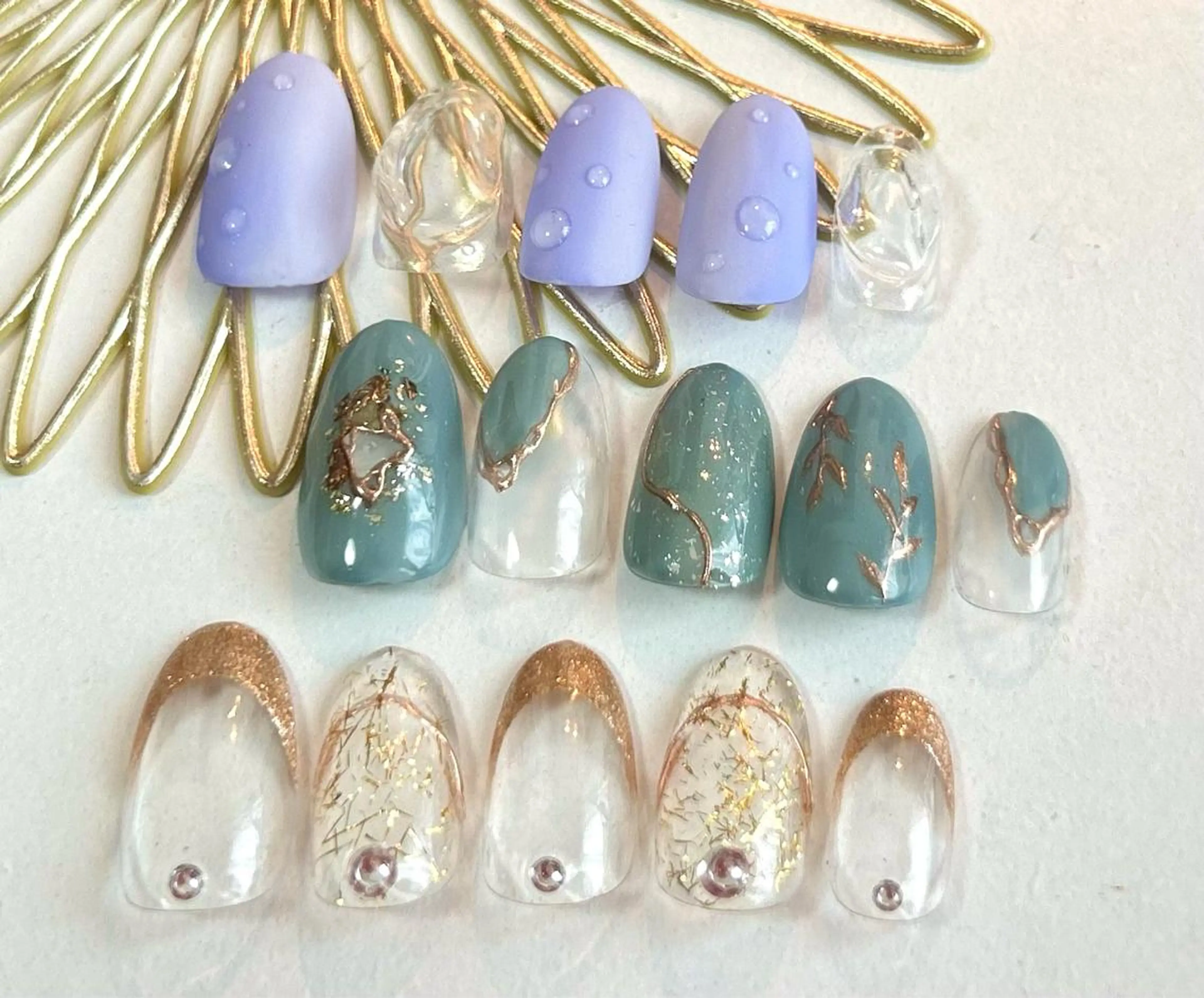 セミロング ネイル Maison Mielのネイルデザイン