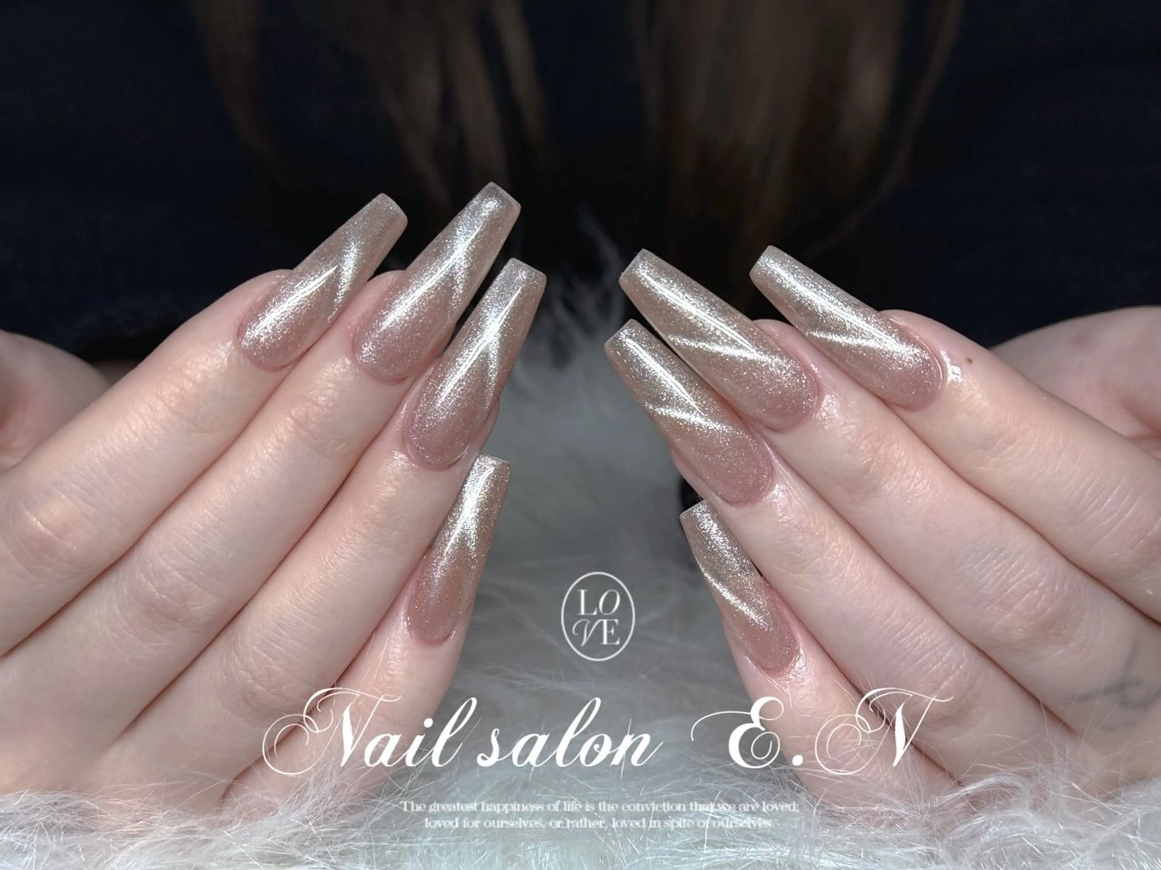 【ジェルオフ無料】スターギャラクシーorフラッシュネイル 6500円の写真