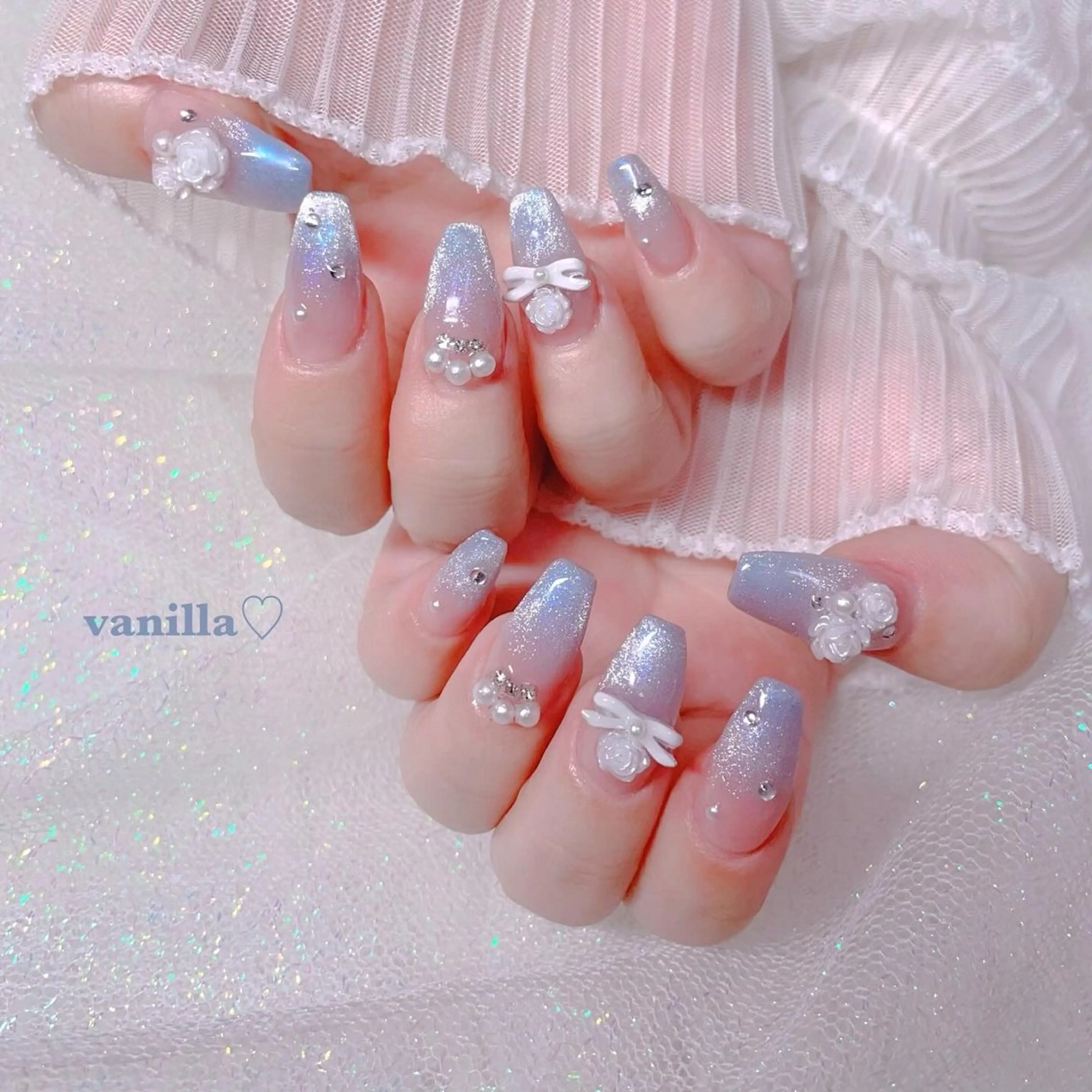 ネイル グラデーション nailsalon vanilla.のネイルデザイン