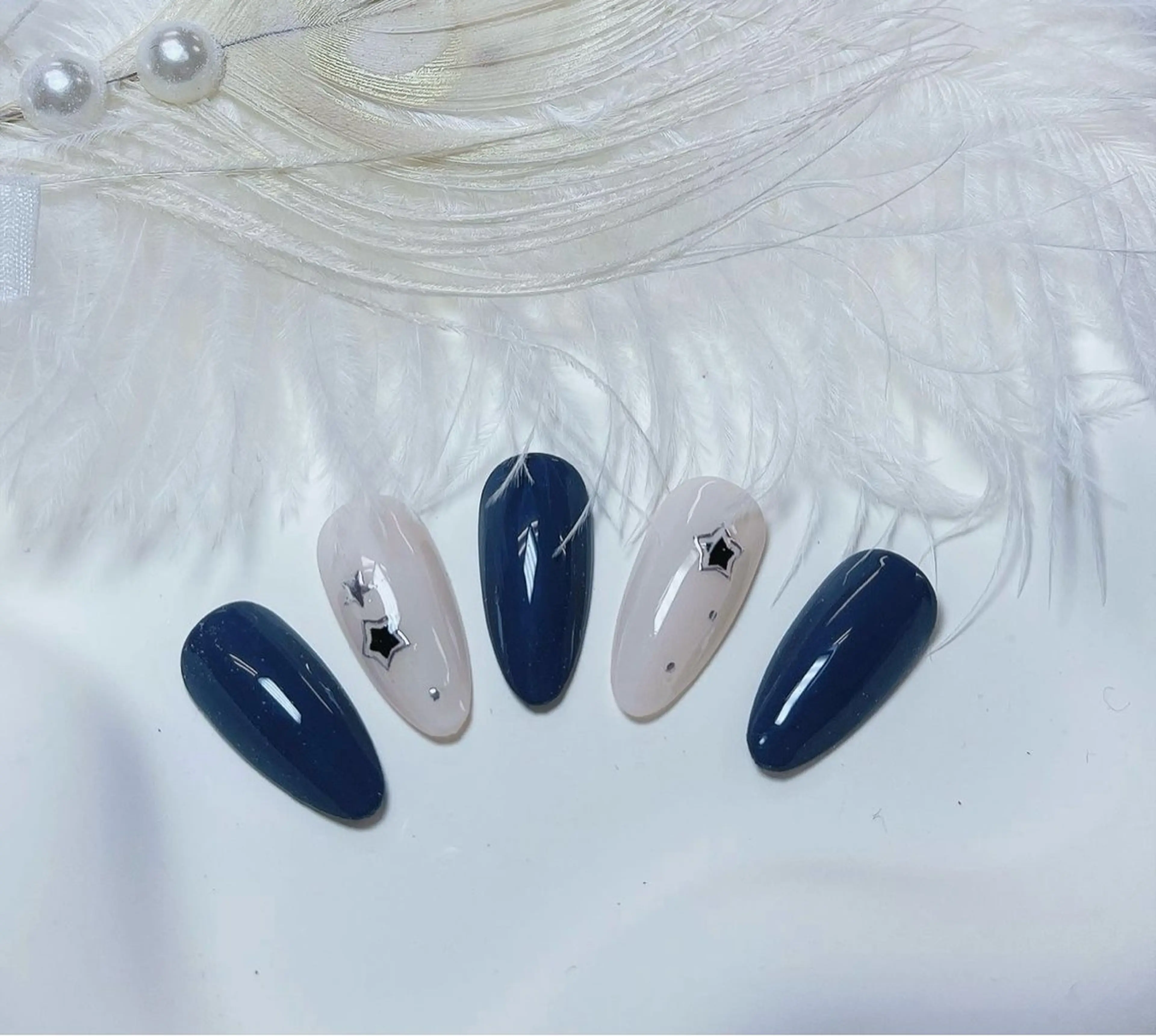 ネイル チークネイル フレンチネイル グラデーション キラキラネイル 韓国ネイル ハンドネイル DUO MI nail salonのネイルデザイン