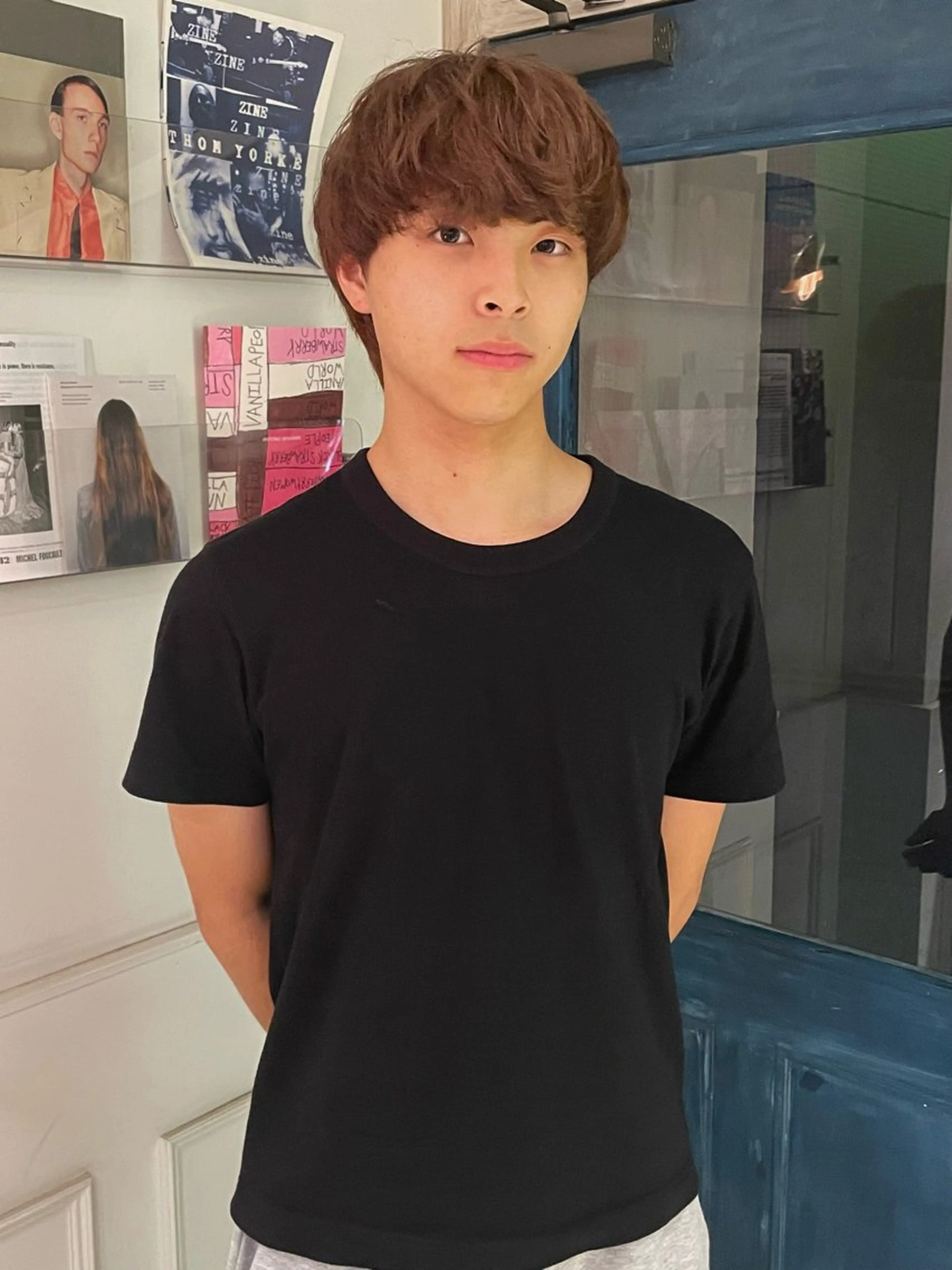 ショート カラー メンズ ヘアカラー musiiik ryukiのヘアスタイル