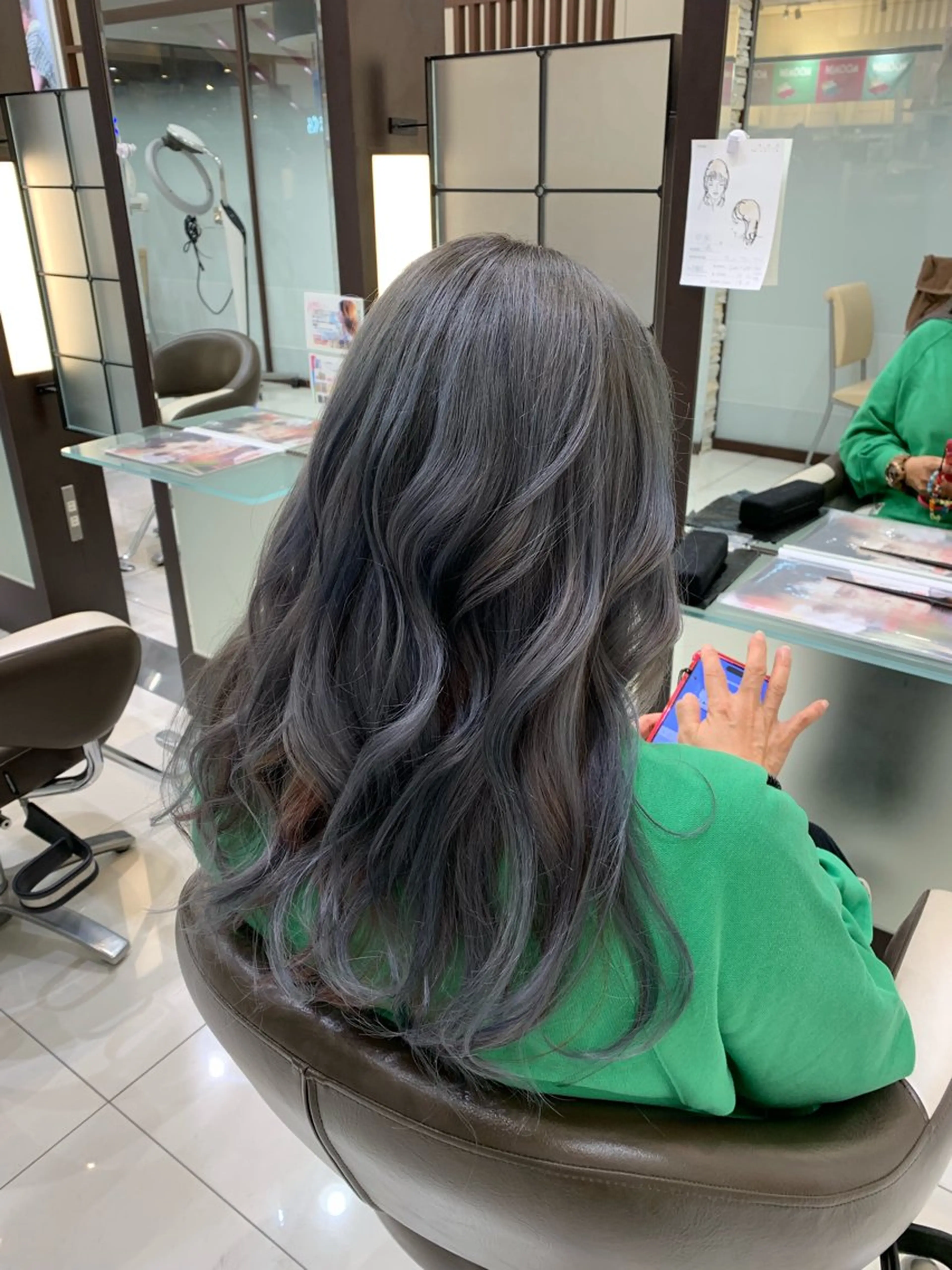 ロング カラー 森 広樹のヘアスタイル