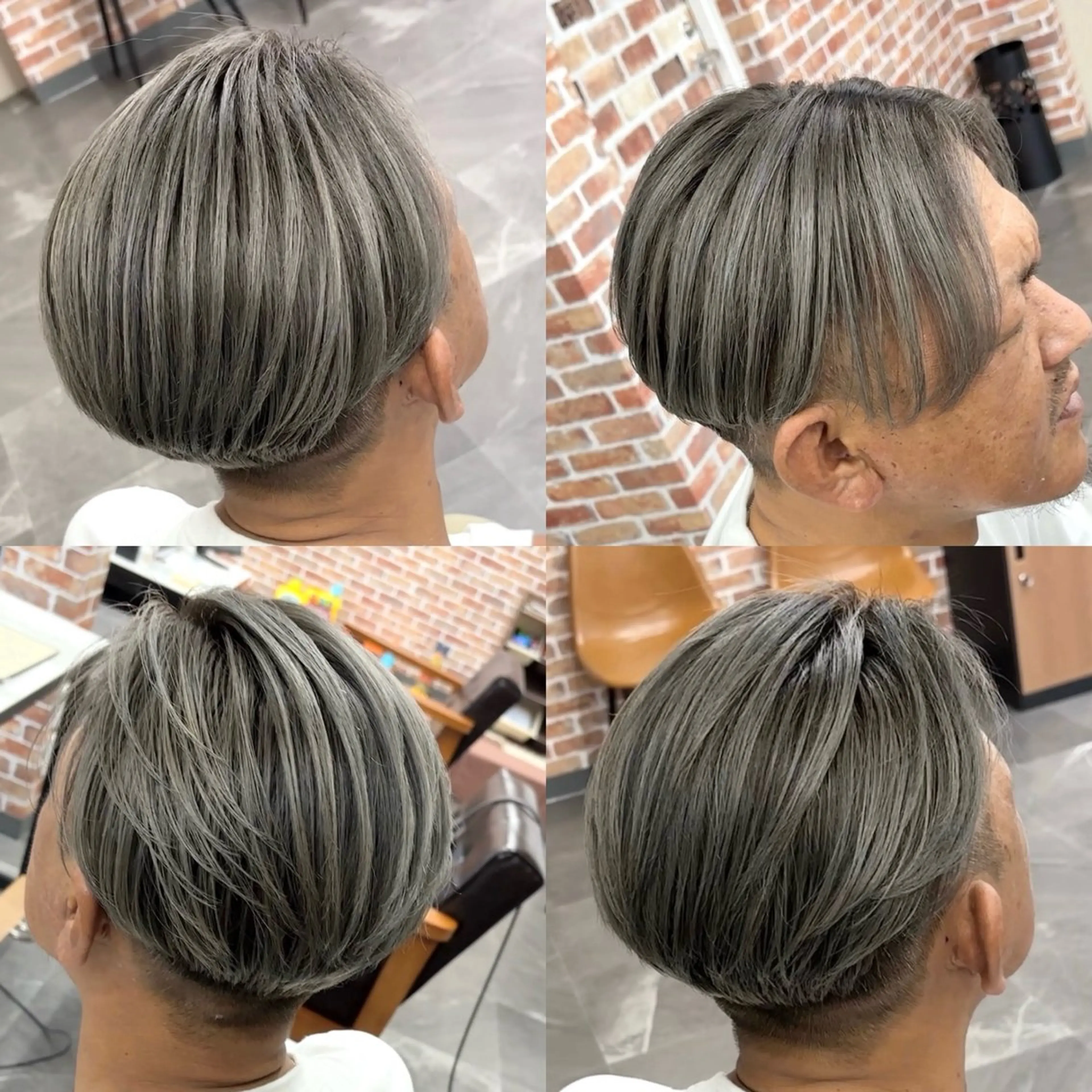 カラー メンズ メンズバレイヤージュ バレイヤージュ カット ヘアカラー ギャルの革命児 秀斗のヘアスタイル