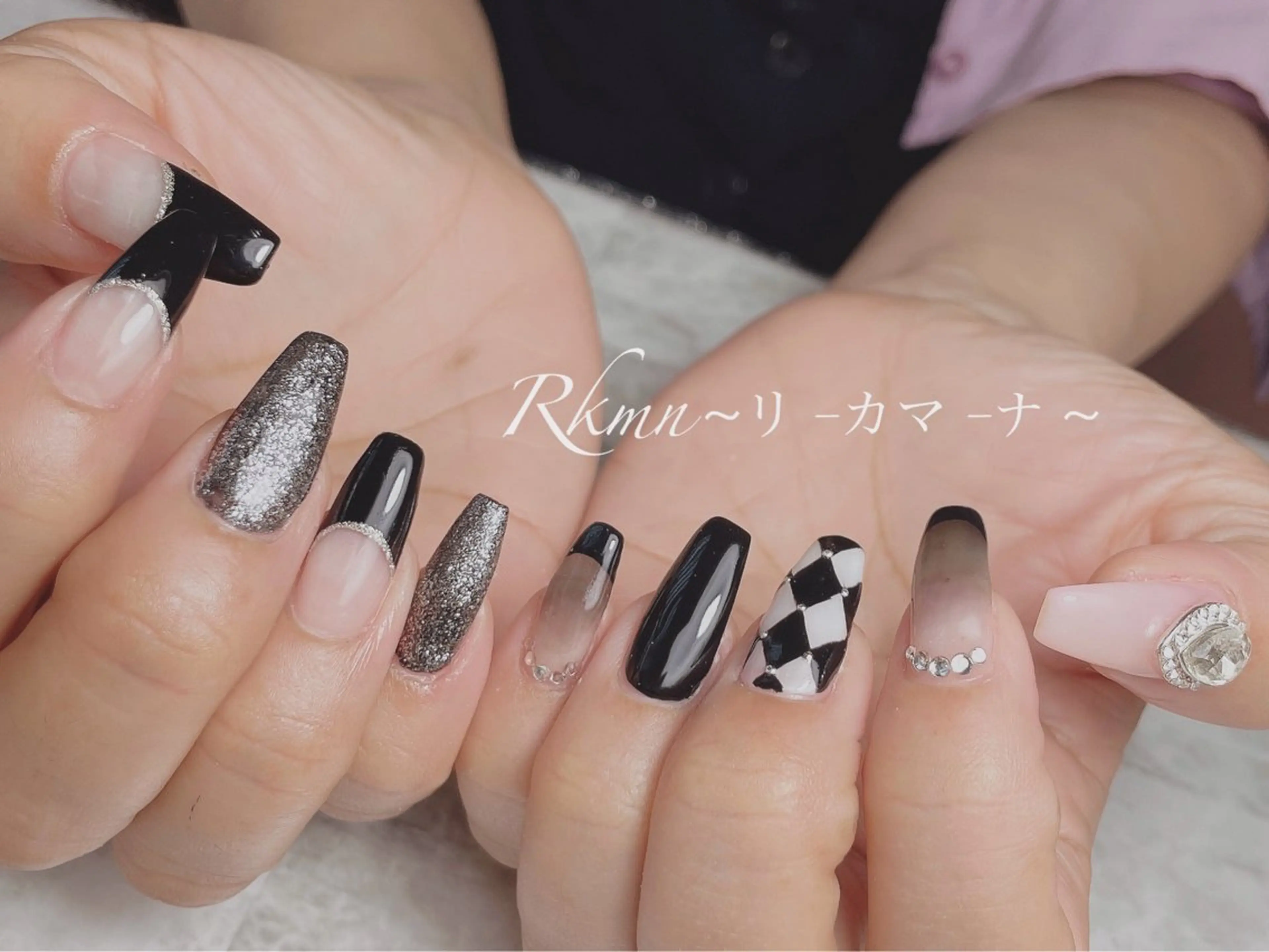 ネイル アートネイル フレンチネイル グラデーション 春ネイル ハンドネイル フットネイル ハンドケア Rkmn ~リ-カマ-ナ~のネイルデザイン