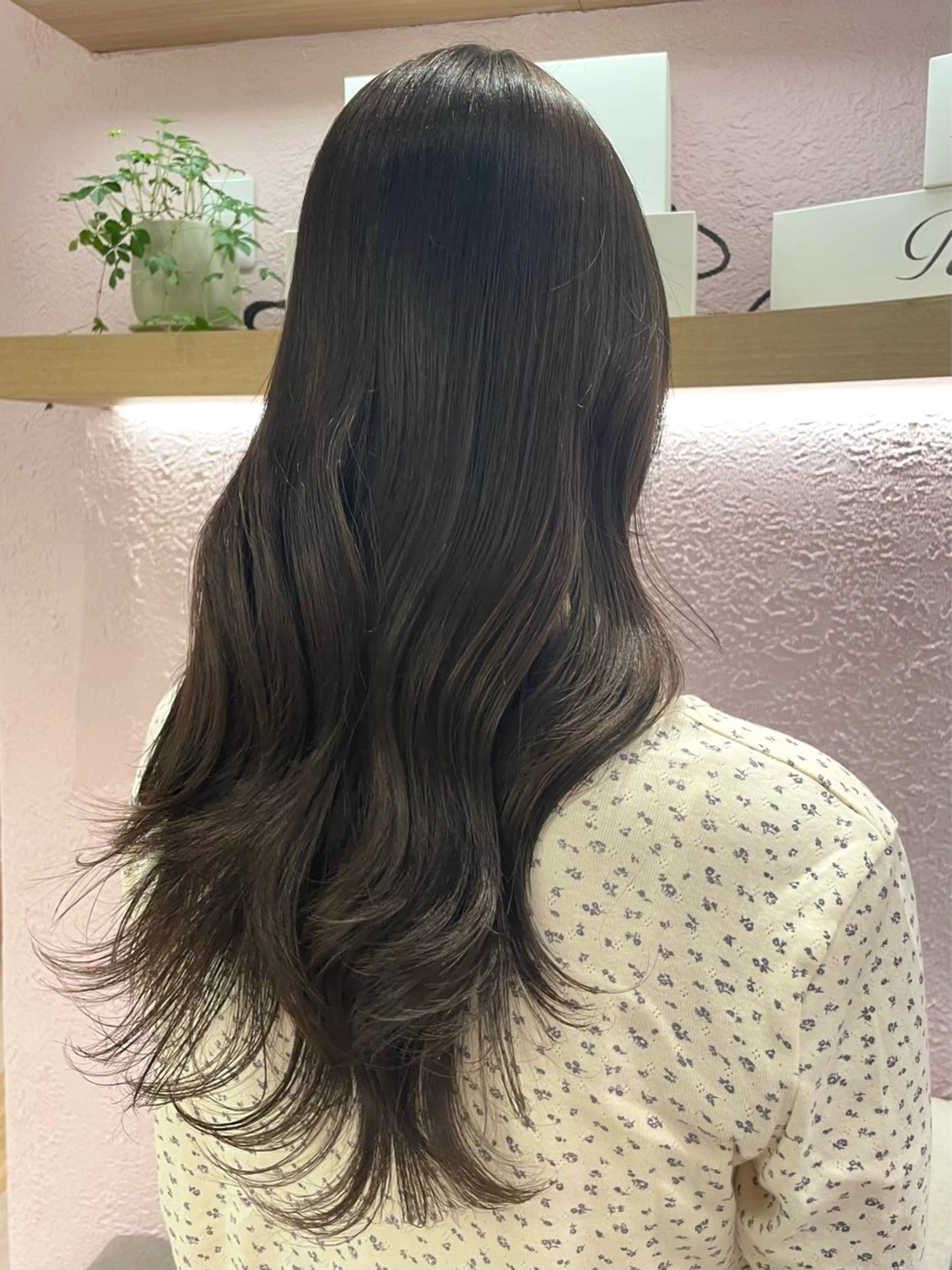 ロング アッシュ アッシュグレー ヘアカラー merc.🐰澤田 凜のヘアスタイル