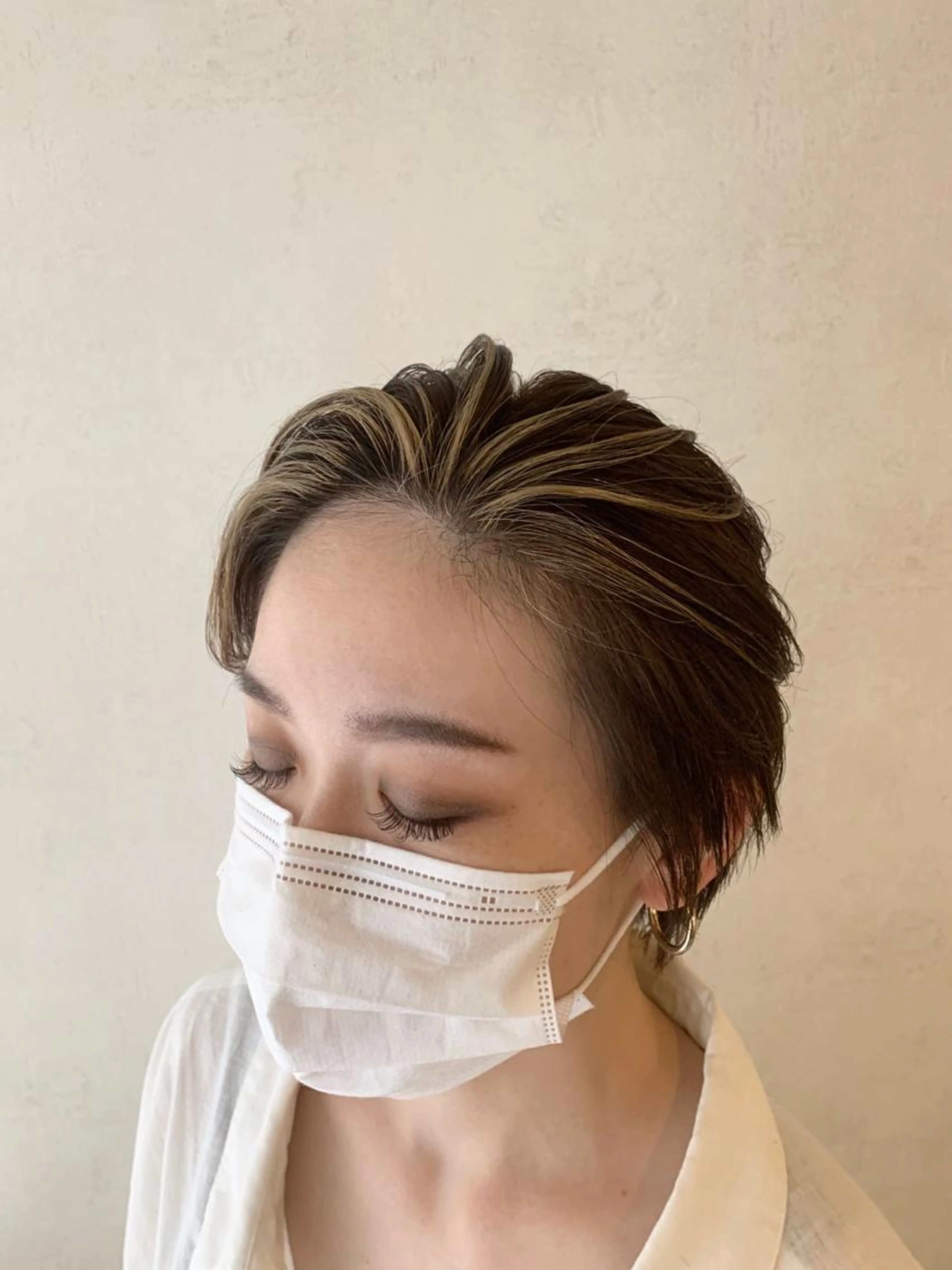 フェイスフレーミングカラー＋全体カラー＋カット✨髪型の写真を撮らせてもらえる方限定✨＋￥2000でトリートメントOKの写真