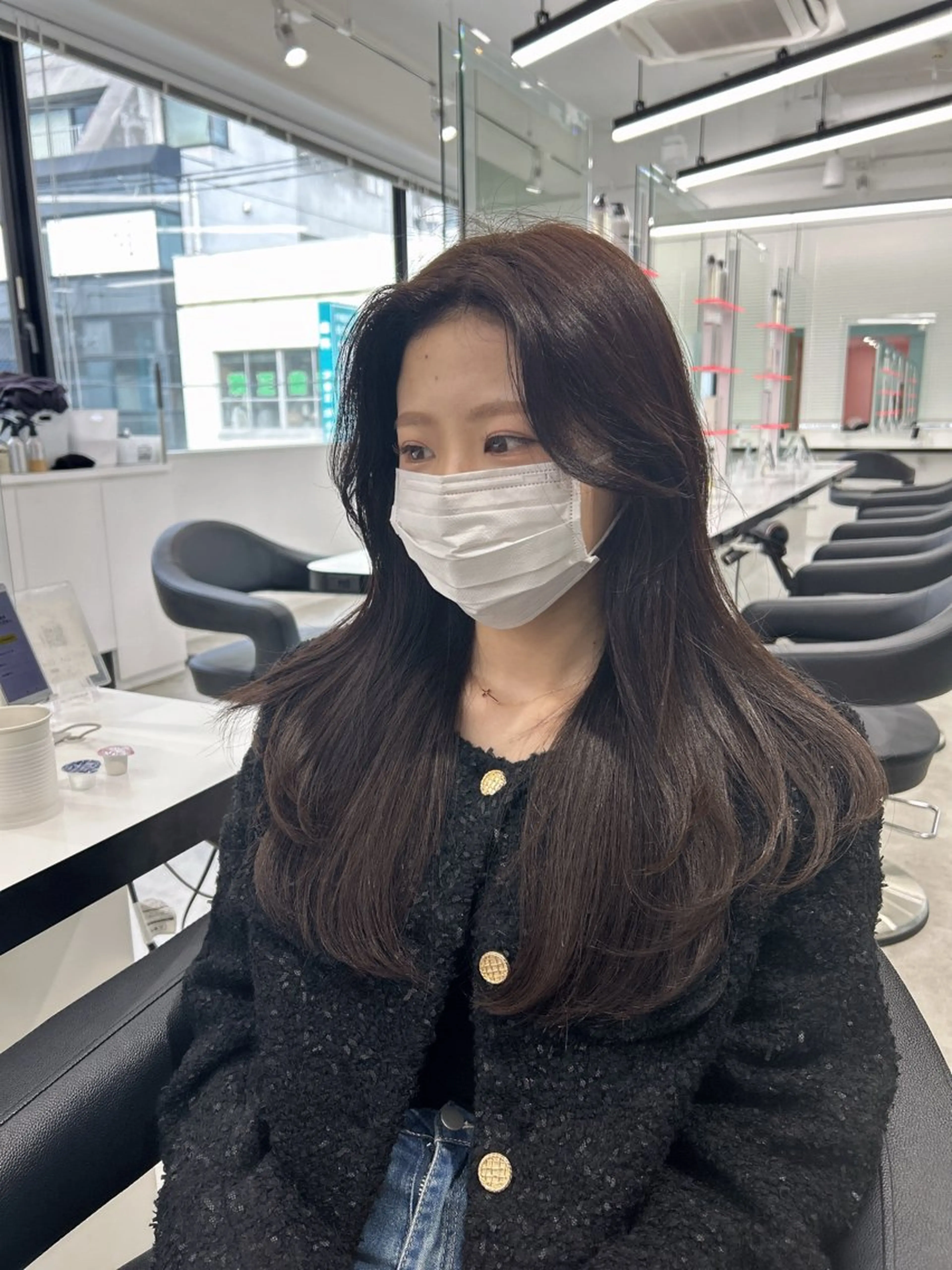 ロング カラー 履歴修正屋さん／ ブロンド／ホワイトのヘアスタイル