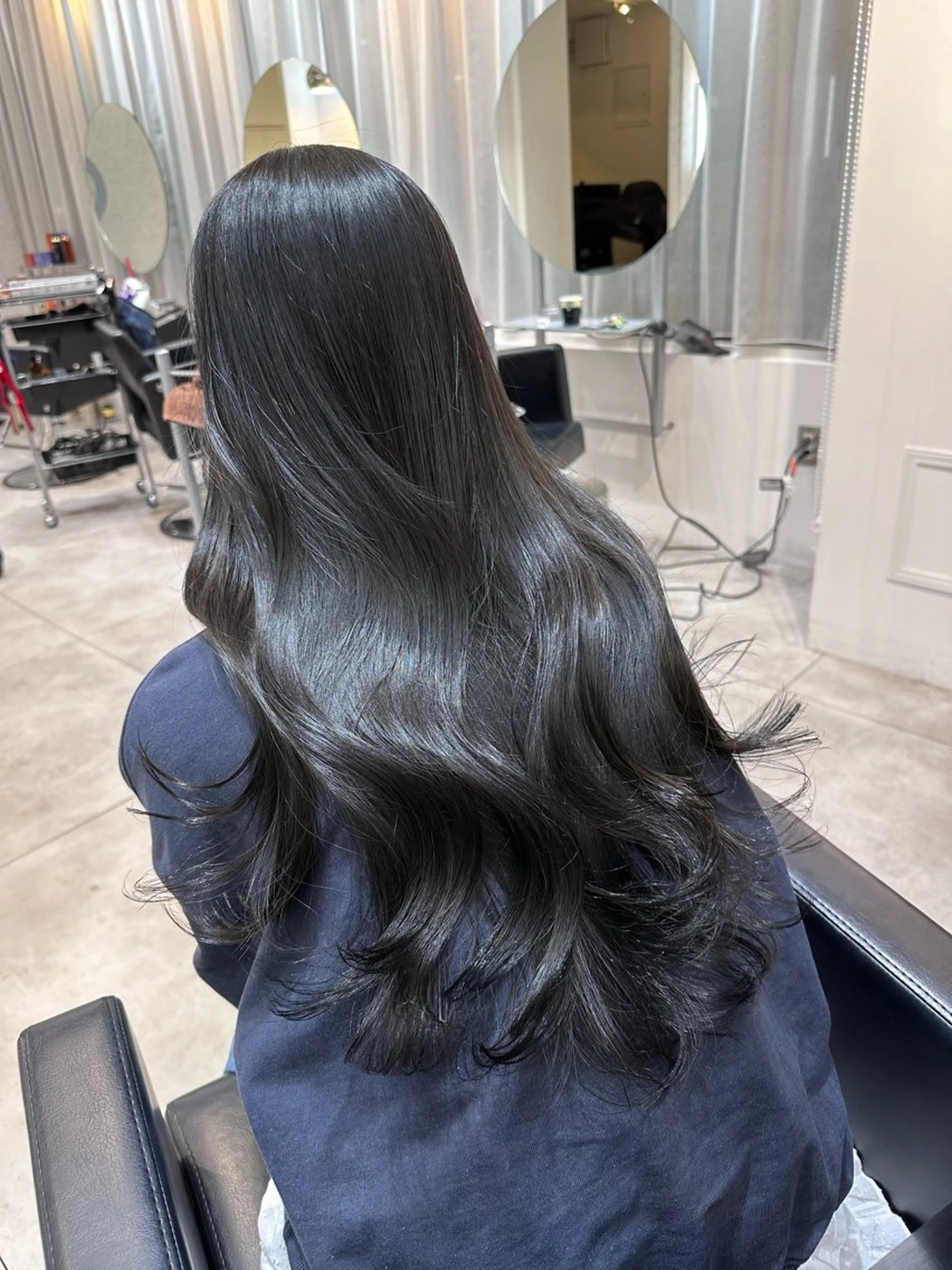 ロング 韓国ヘア/ワンホン ちひろのヘアスタイル