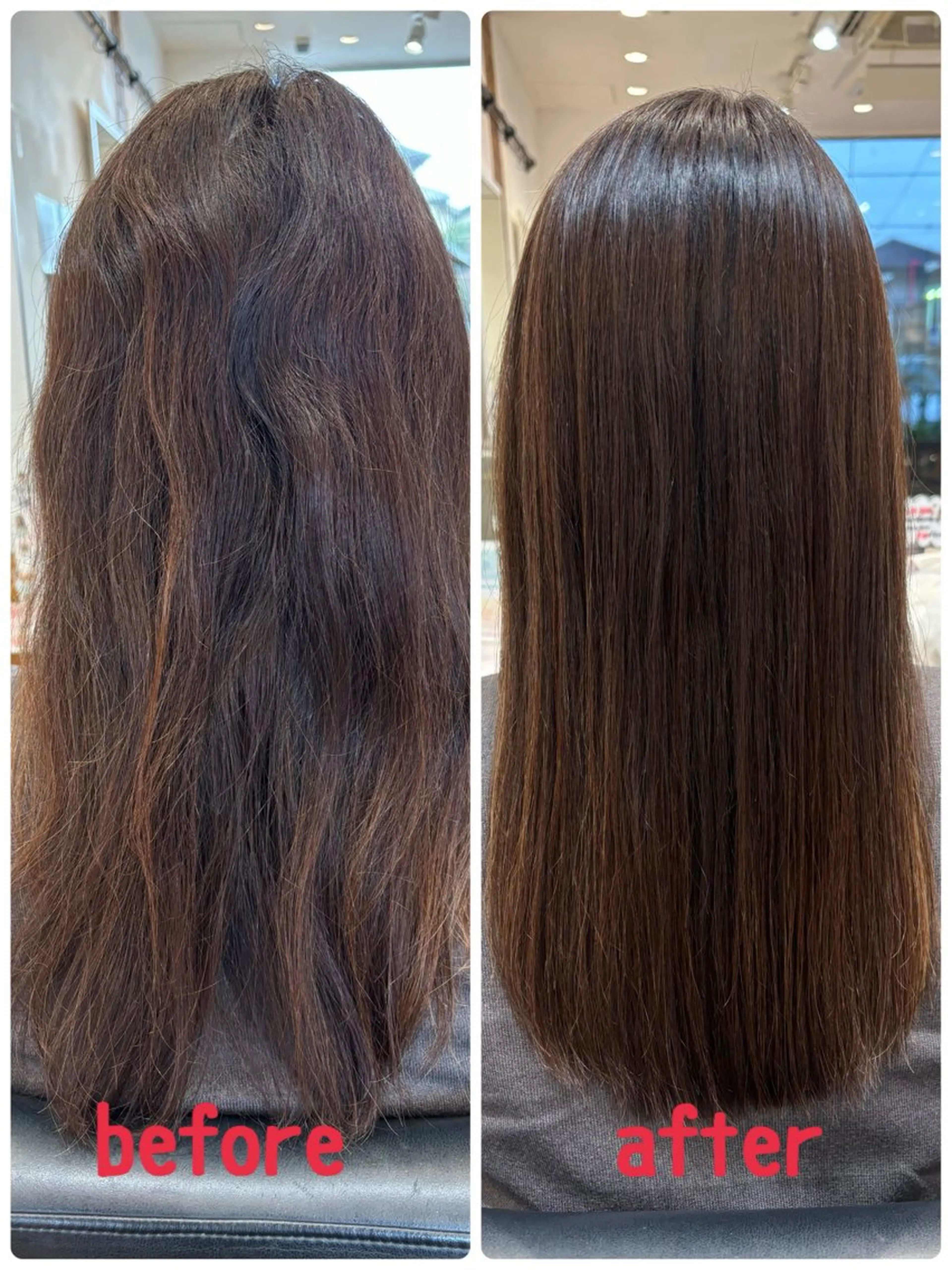 ロング パーマ ボブ 縮毛矯正 カット 縮毛矯正 トリートメント comfy(コンフィー)所属・秋山知穂ショート/ 縮毛矯正はお任せ🧸のヘアスタイル