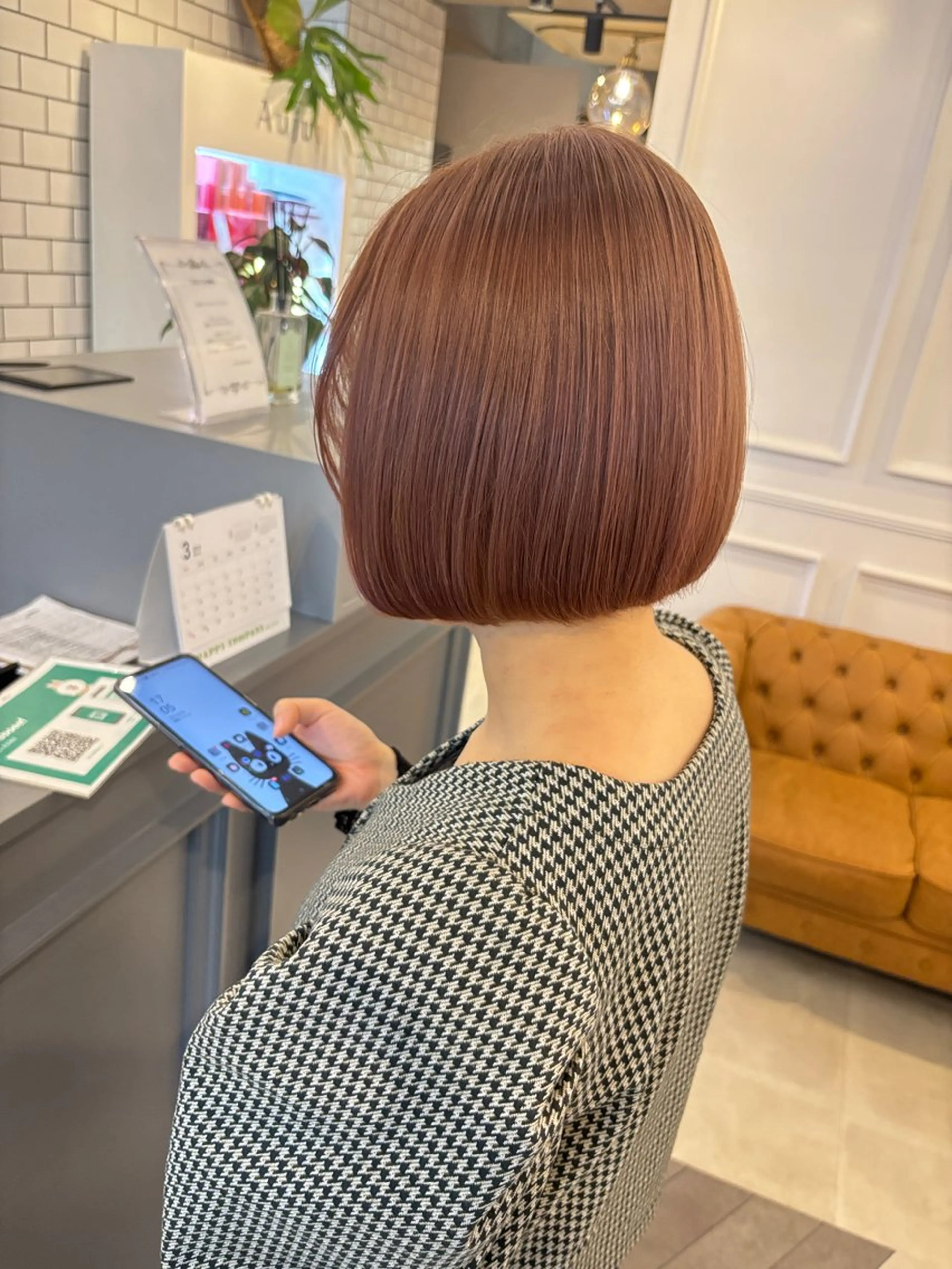 ショート ボブ カット ヘアカラー トリートメント HARUKA🍒 toccaのヘアスタイル