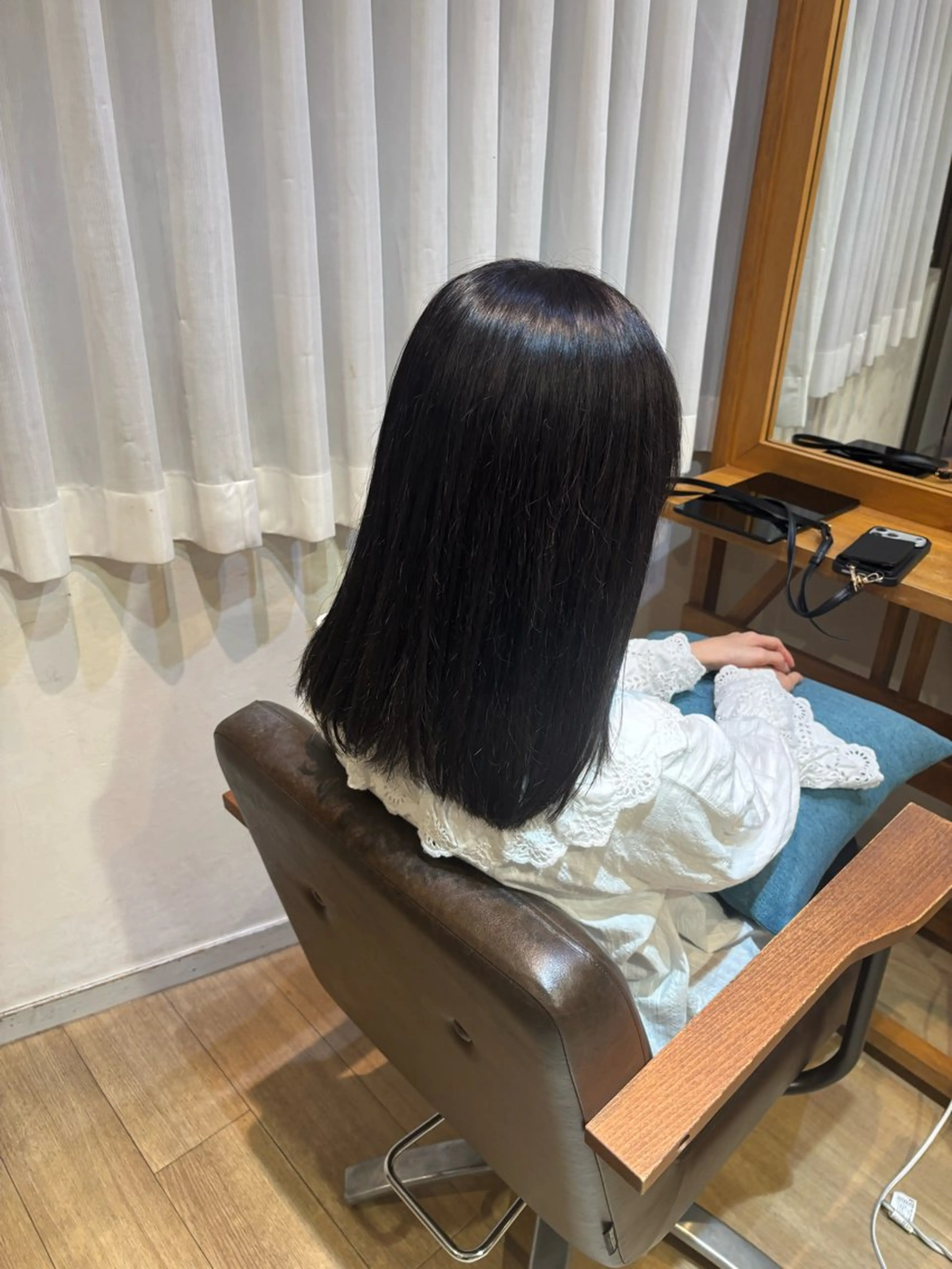 セミロング カラー トリートメント ヘッドスパ RINNO🌷艶髪/ 透明感&艶カラーのヘアスタイル