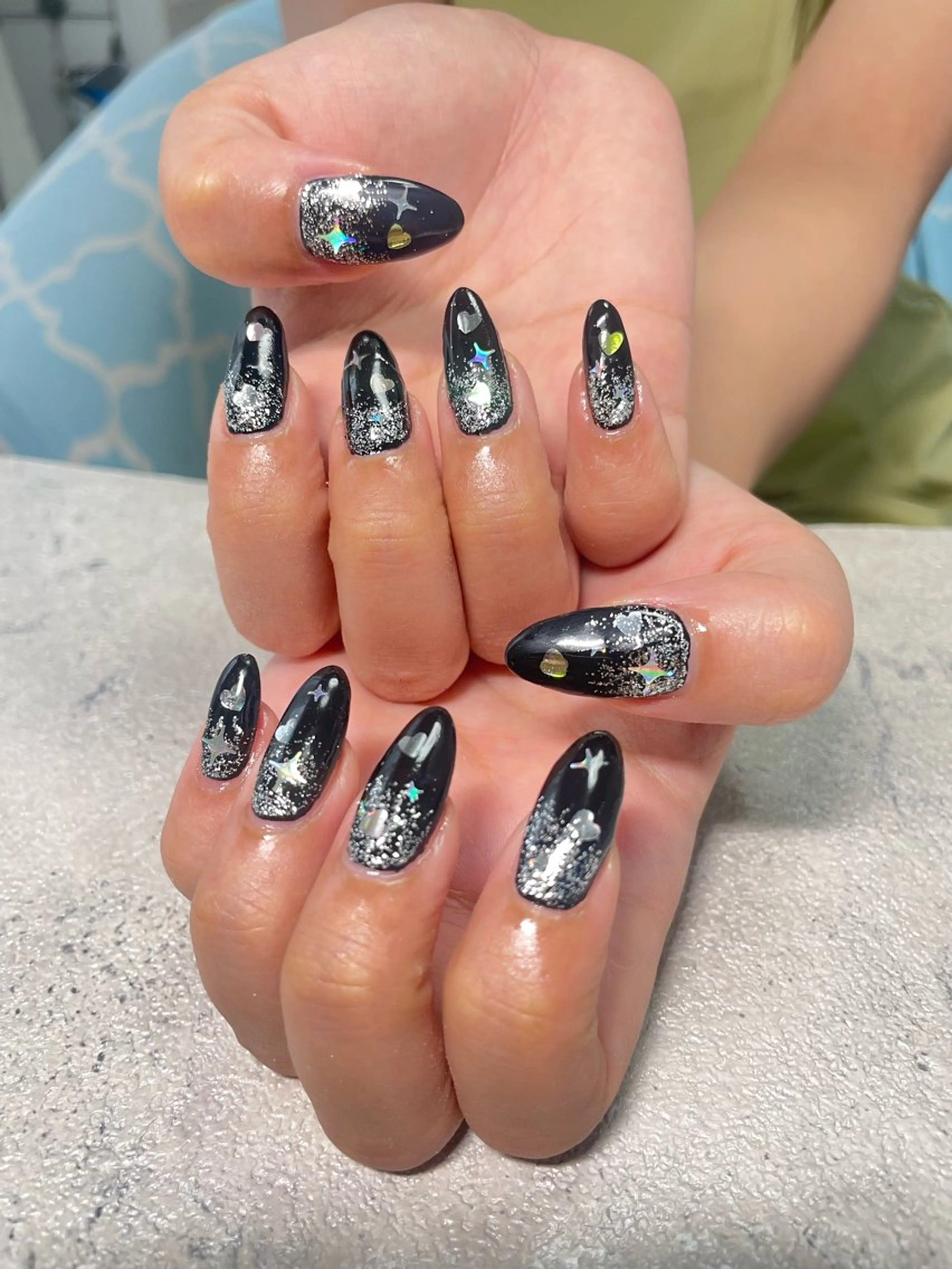 ネイル ラメ(グリッター) はるひな ねいるのネイルデザイン