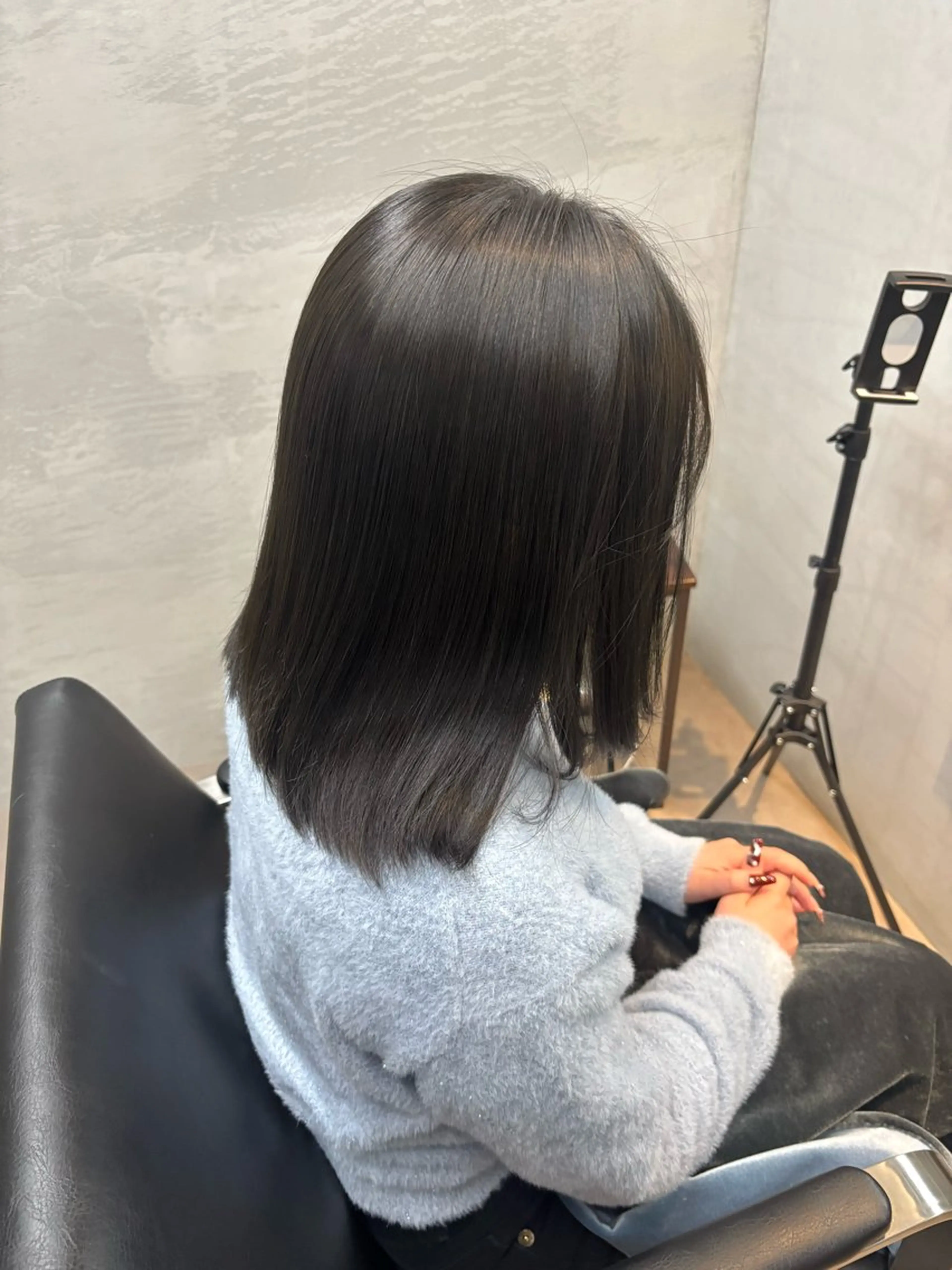 ミディアム カラー 👑似合わせレイヤー が好評👑佐久田のヘアスタイル