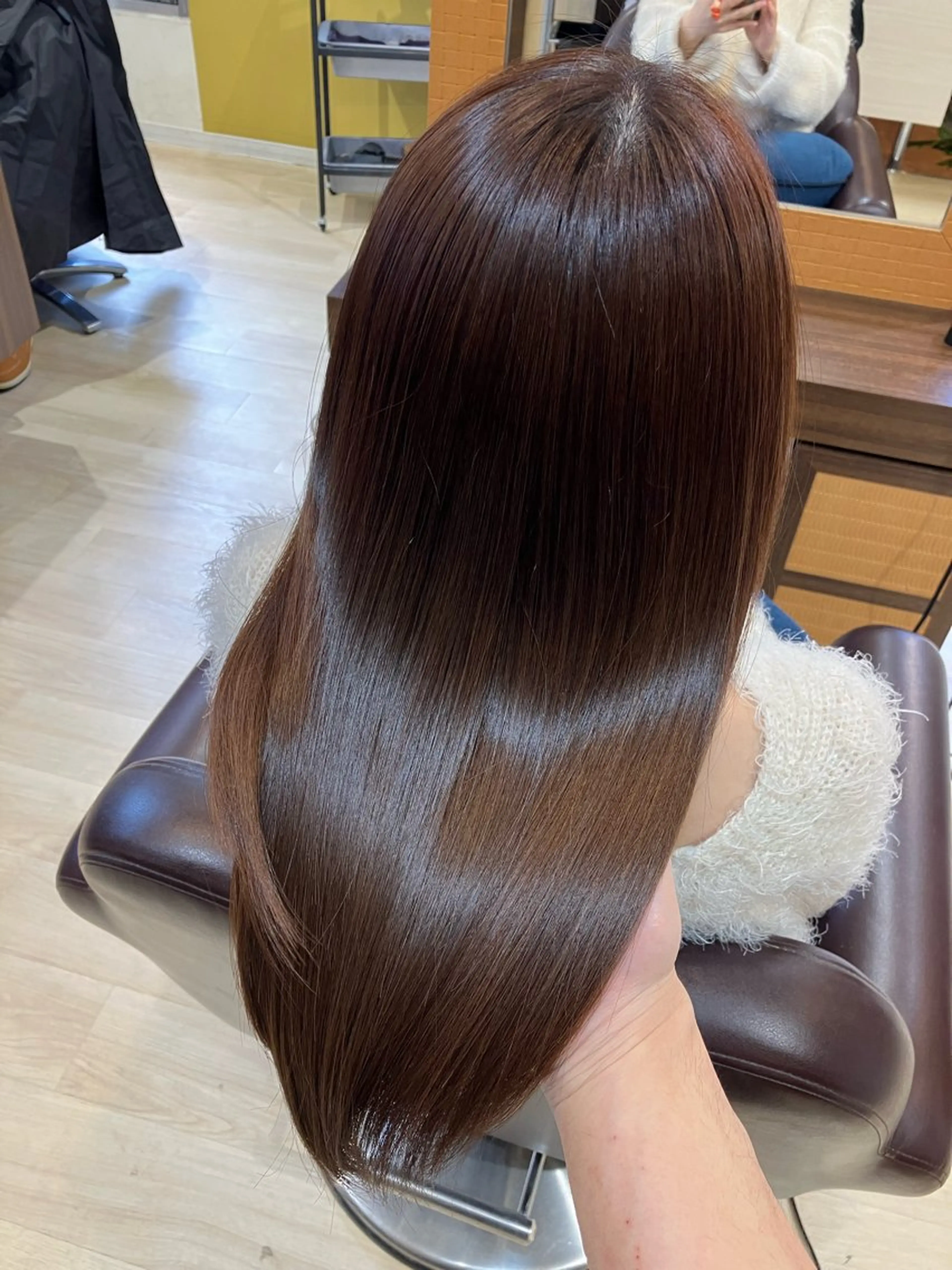 セミロング カラー 髪質改善 トリートメント カット ヘアカラー トリートメント 🍀髪質改善、カラー TAICHI🍀のヘアスタイル