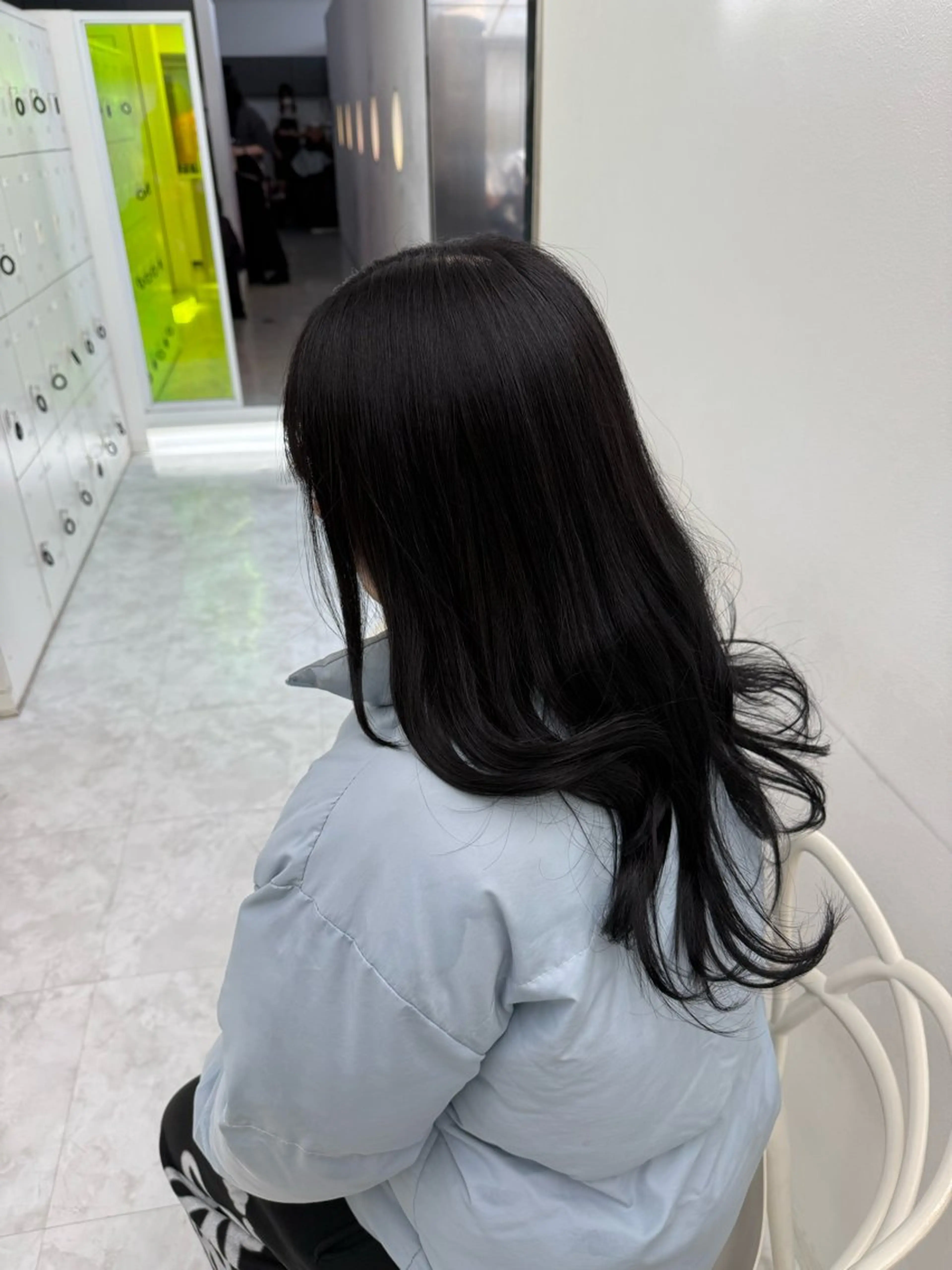 ロング カラー 中韓レイヤー/ ブラウン🤎はやとのヘアスタイル