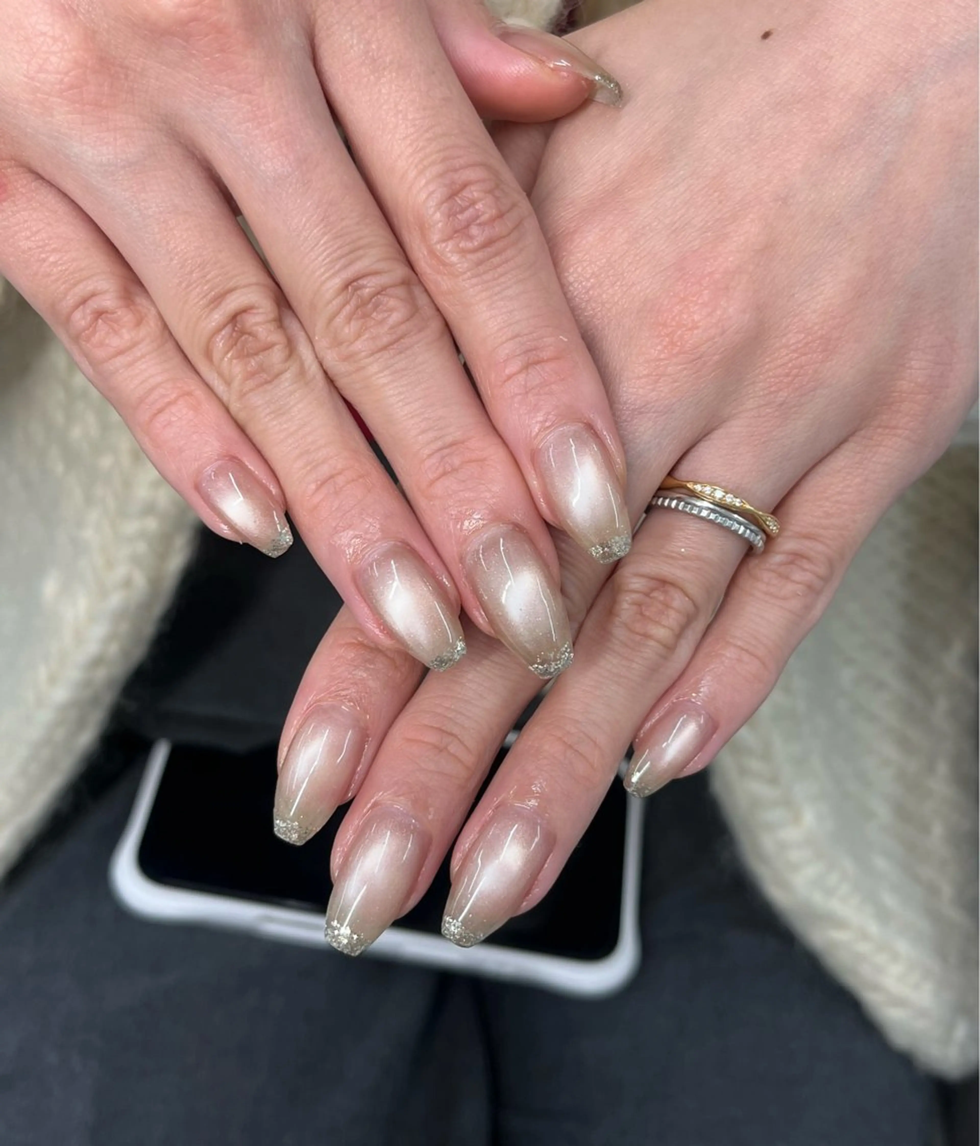 ネイル 氷ネイル・うるうるネイル マグネットネイル schon 🎀saraのネイルデザイン