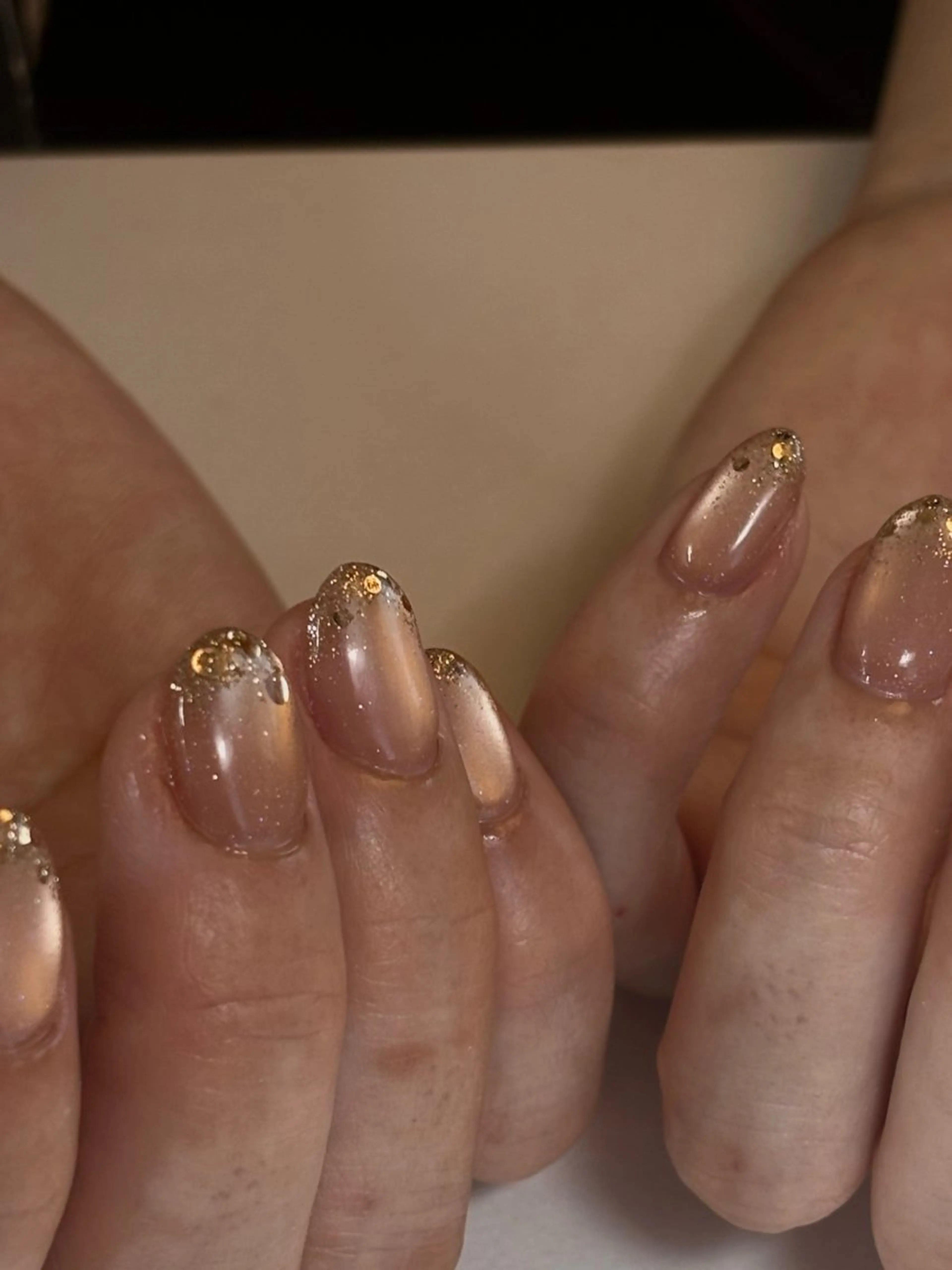ネイル ラメ(グリッター) ラメグラデーション ハンドネイル is.nail 🌷sonokoのネイルデザイン