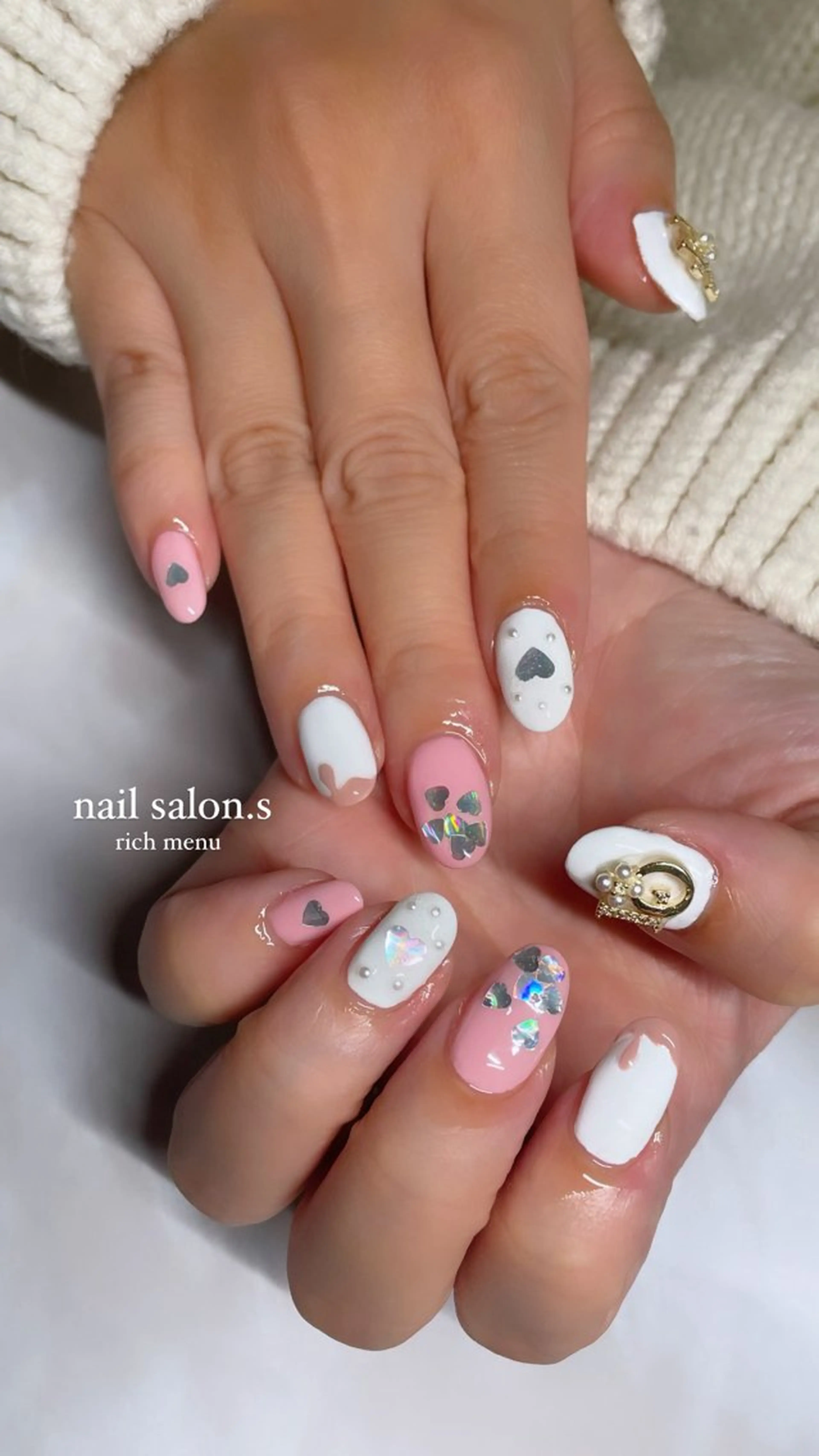 ネイル ジェルネイル スカルプネイル 関山 志乃のネイルデザイン