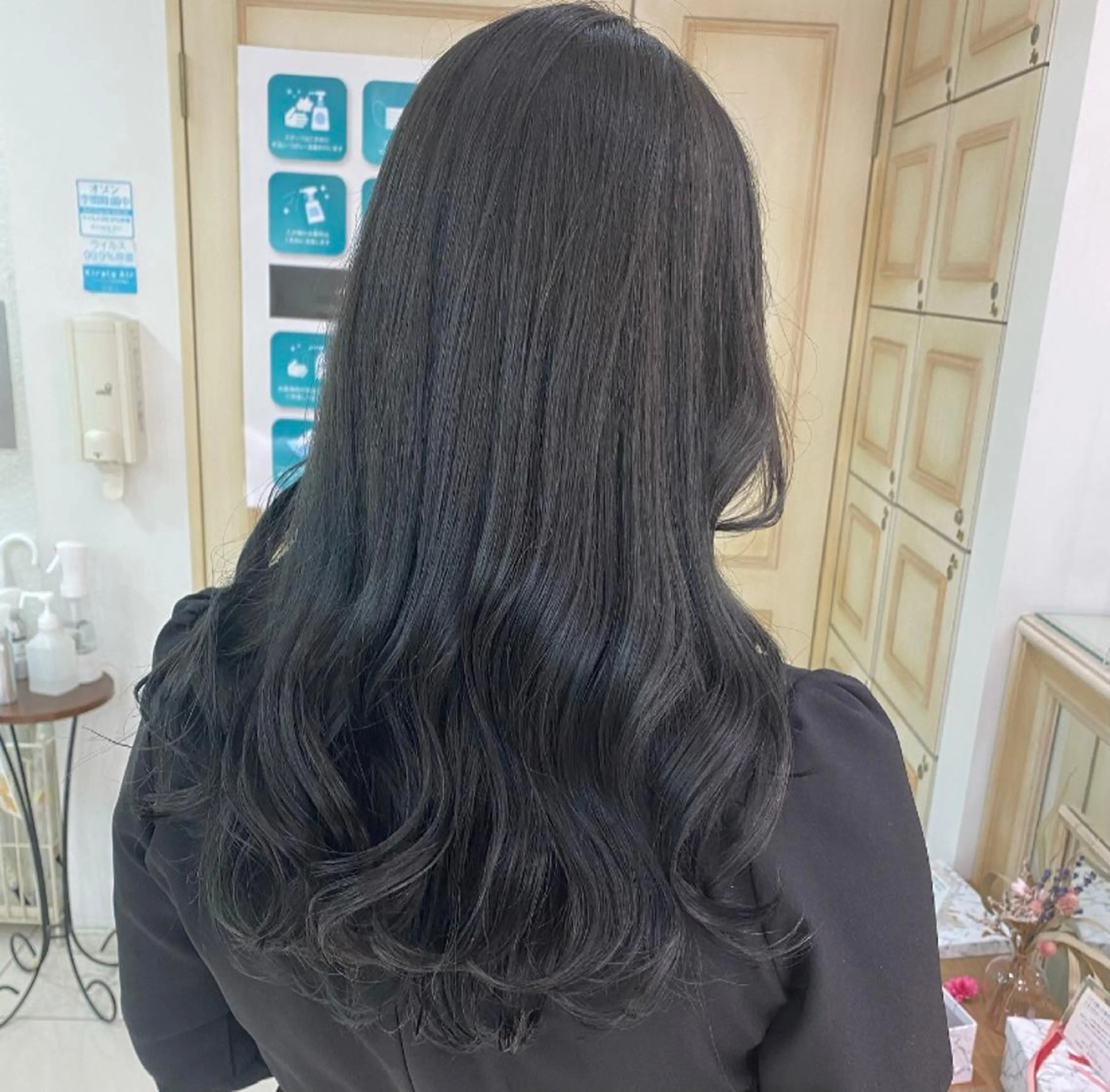 ロング カラー ヘアアレンジ 透明感カラー 古山 結季🌙🖤のヘアスタイル