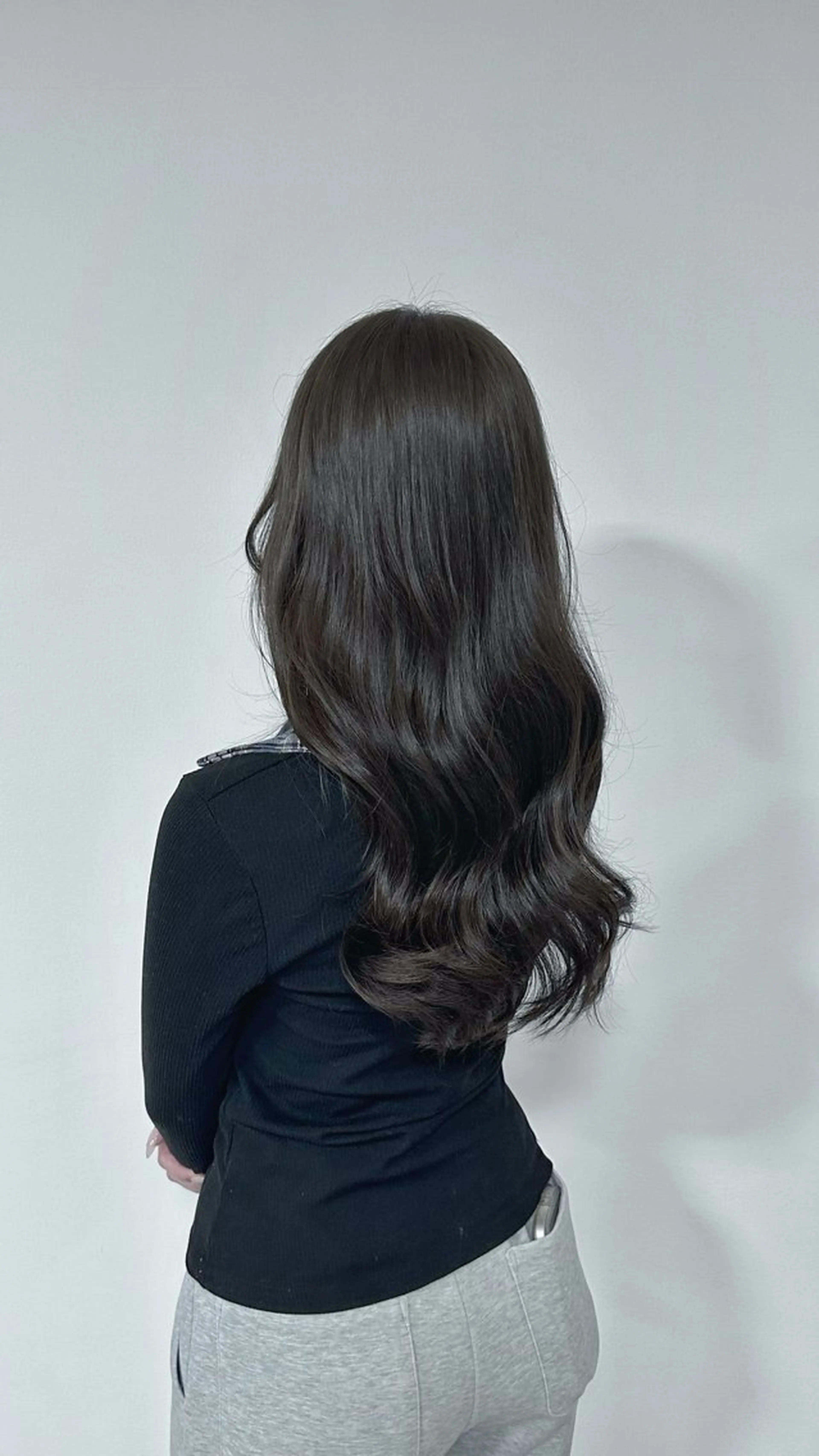 ロング ヘアカラー 山田 花帆のヘアスタイル