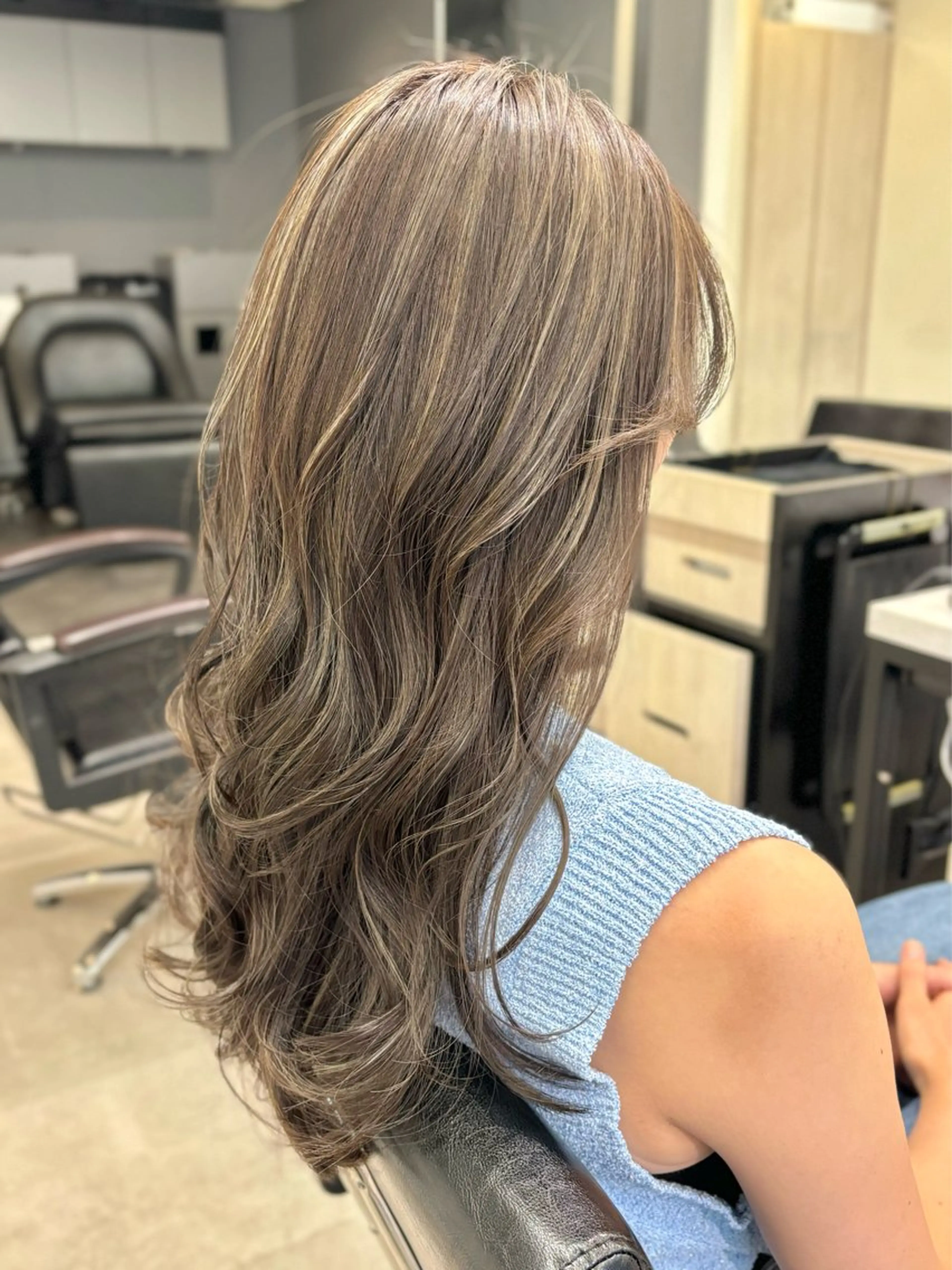 ロング カラー ハイライトカラー ハイライト カット ヘアカラー トリートメント ハイライト/ショート /ボブ/RYOHEIのヘアスタイル