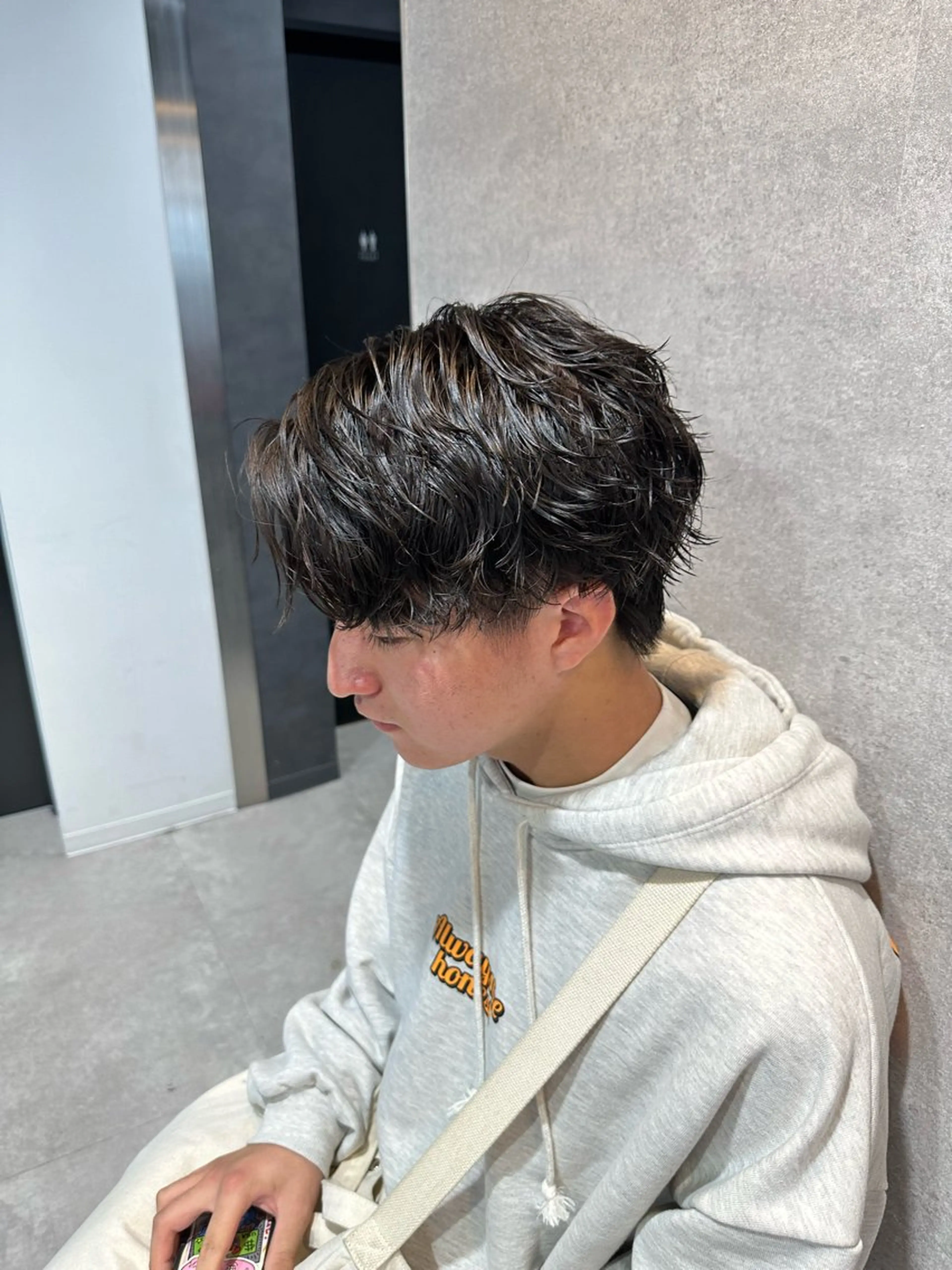 ショート パーマ メンズ メンズパーマ 【パーマ率90%】 サエキカズマのヘアスタイル