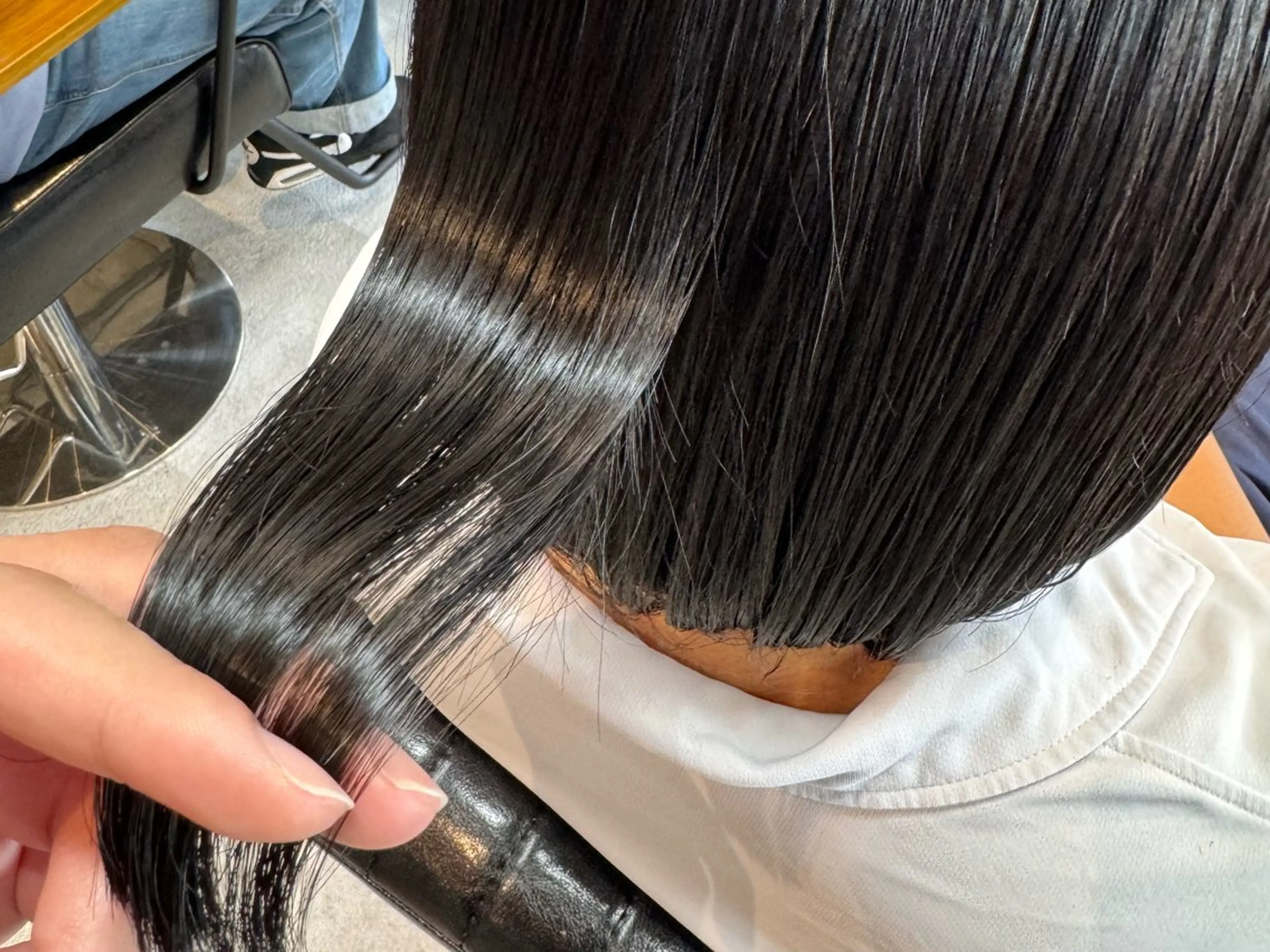 ショート カット 縮毛矯正 透け感/ハイトーン/ レイヤー/小山田のヘアスタイル