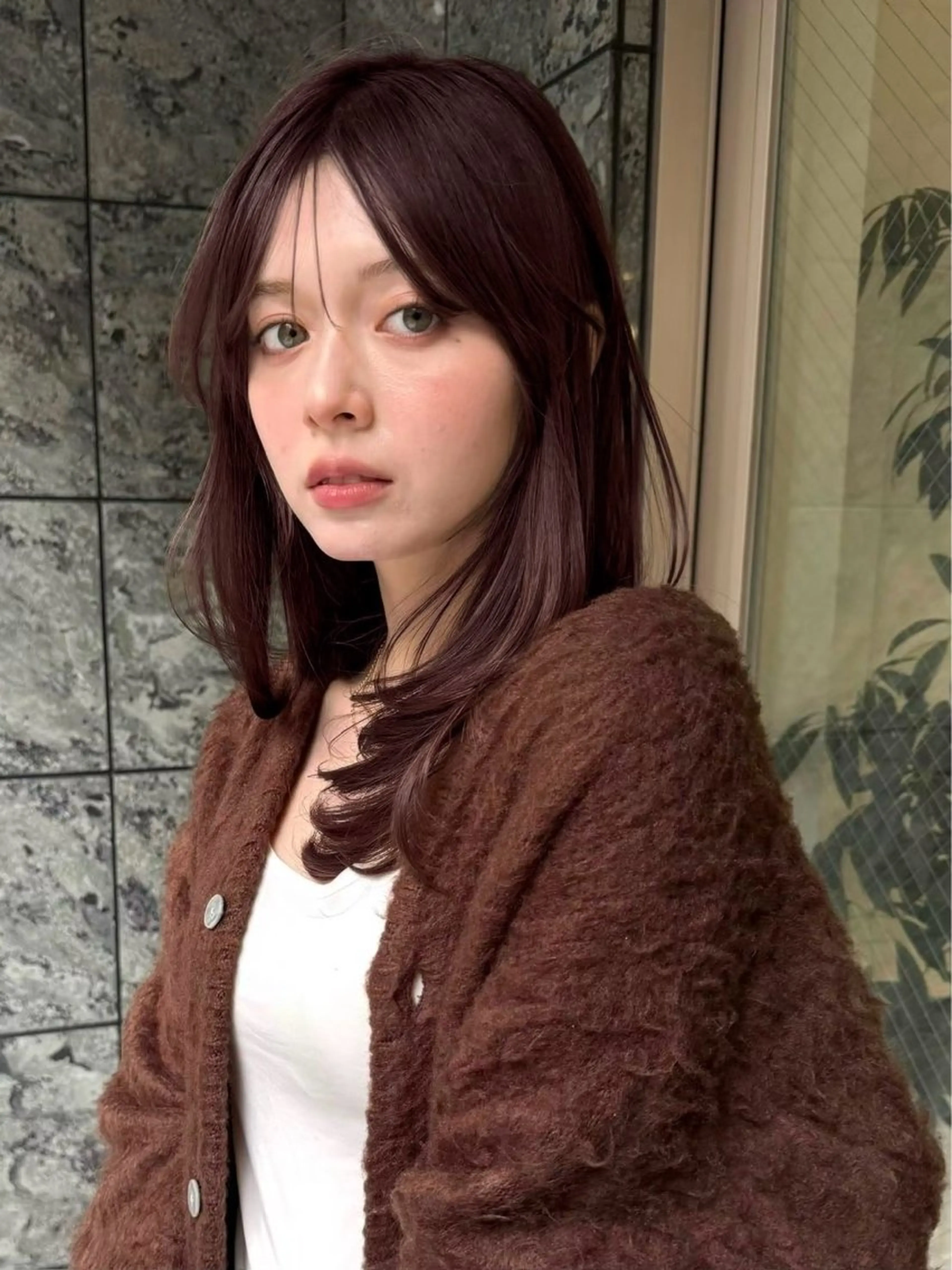 セミロング カラー ヘアカラー 韓国風/ブリーチ/ 透明感🫧ケイタのヘアスタイル