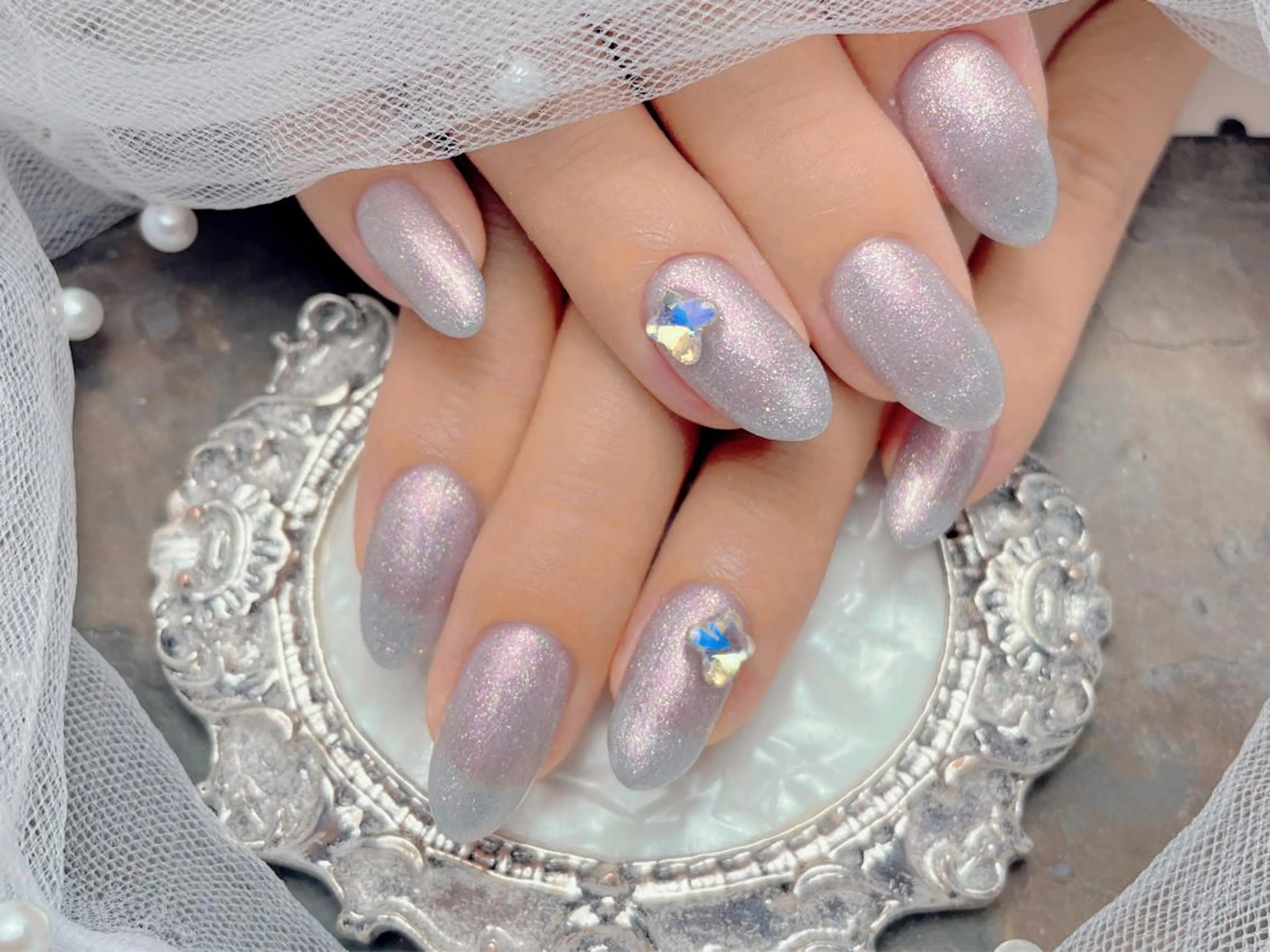 ネイル マジック ミラーのネイルデザイン