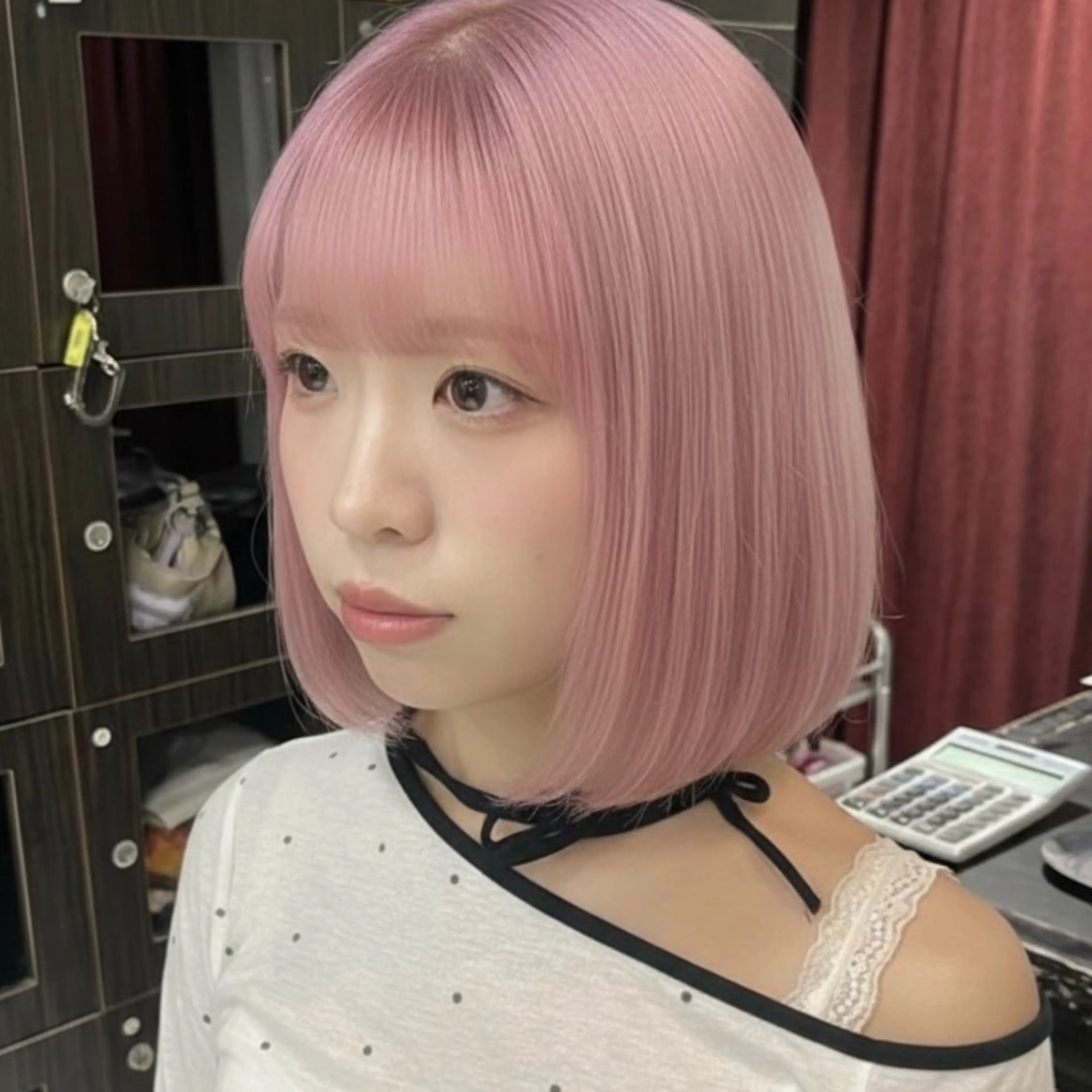 ミディアム カラー ブリーチ ピンクカラー ホワイトピンク ヘアカラー 🫧ハイトーン/ ペールカラー🕊♡雛のヘアスタイル