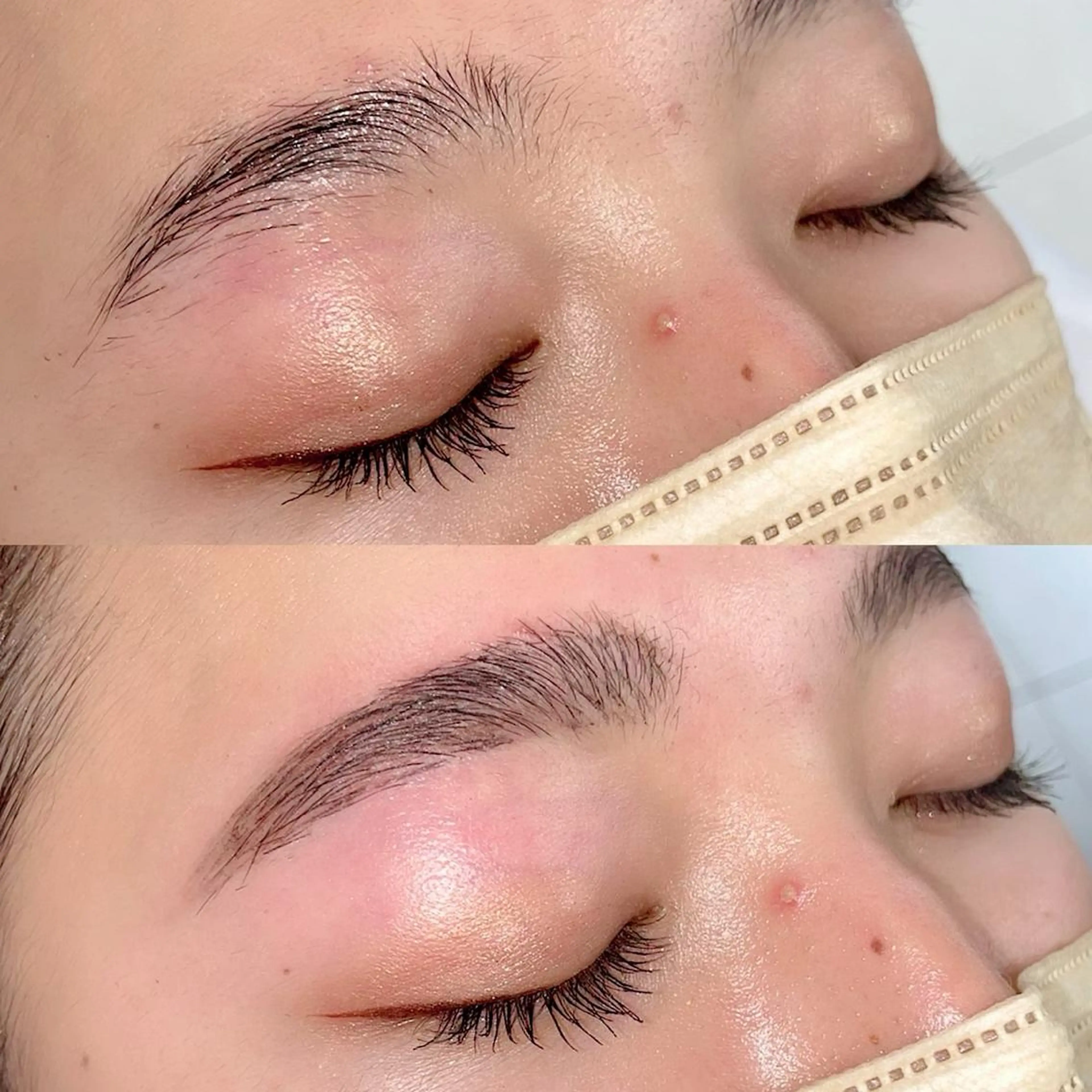 アイブロウ ハリウッドブロウリフト eyelist mikiのマツエク・マツパデザイン
