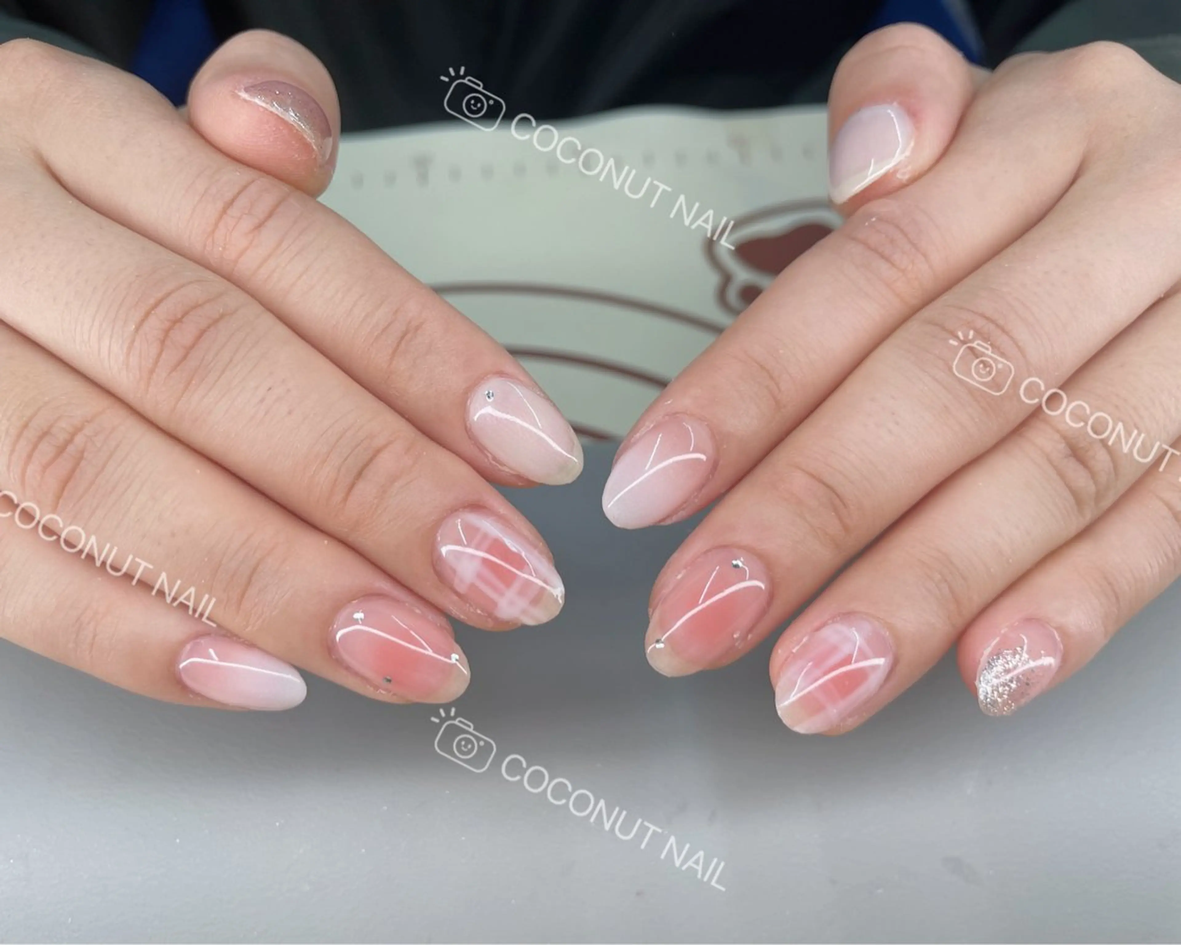 ネイル ハンドネイル 神田 ココナッツのネイルデザイン