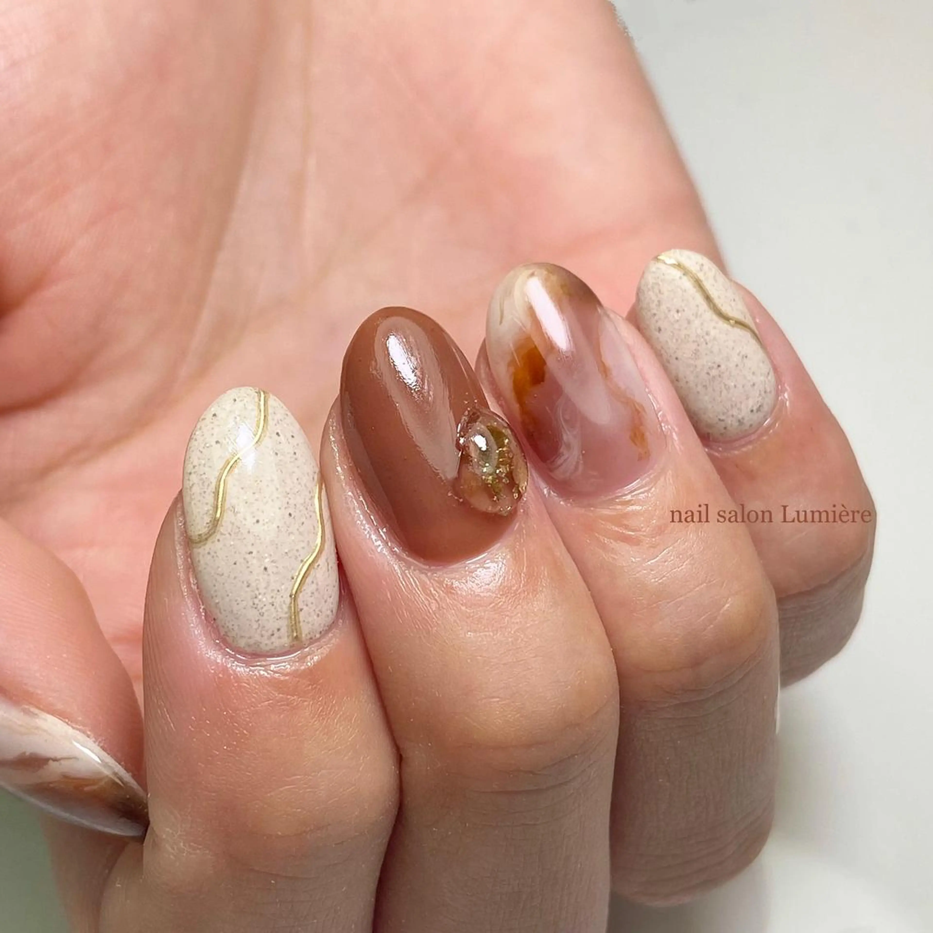 ネイル ハンドネイル nail salon Lumièreのネイルデザイン