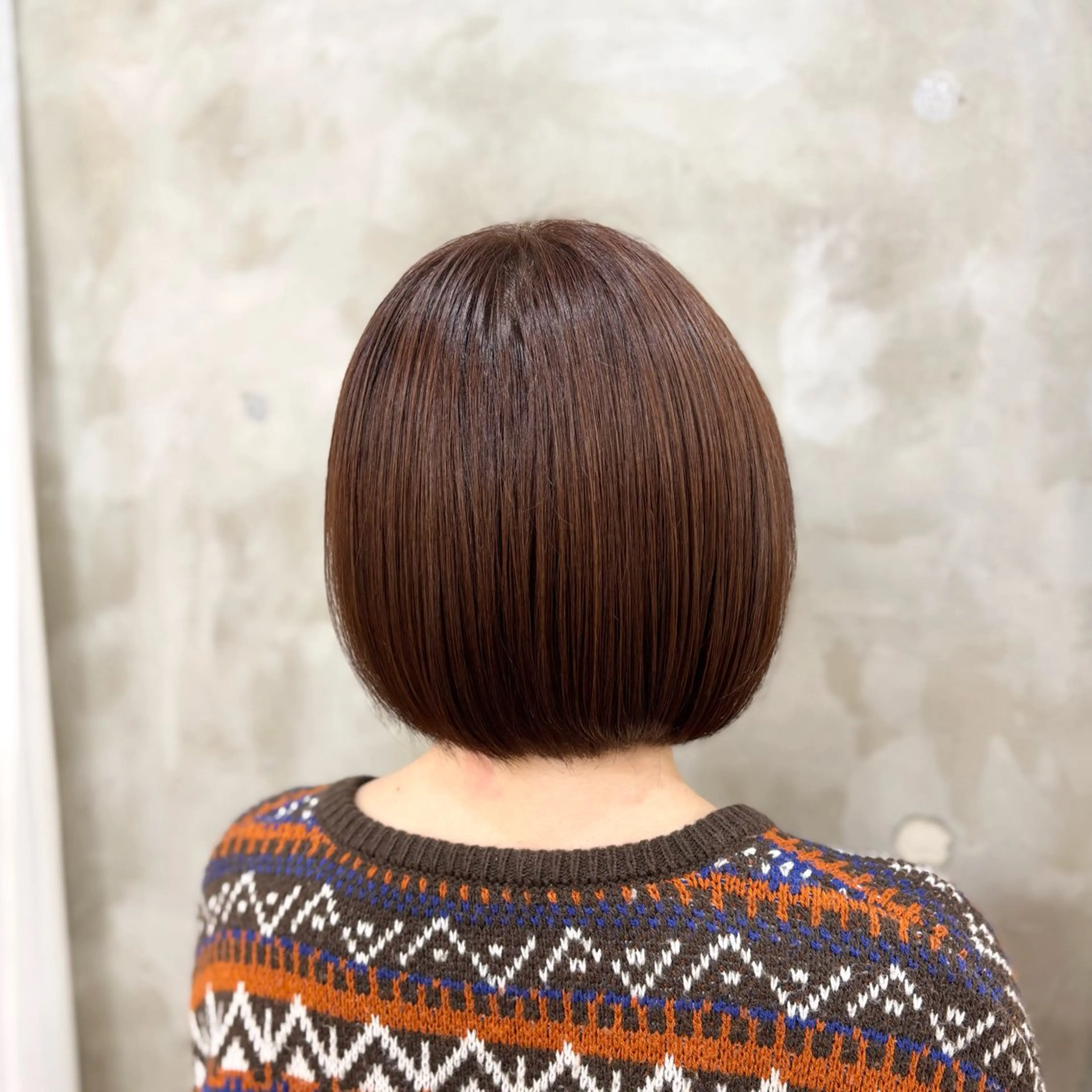 ショート カラー ブラウンカラー ヘアカラー トリートメント 艶髪‎カラー🤍 RIKAのヘアスタイル