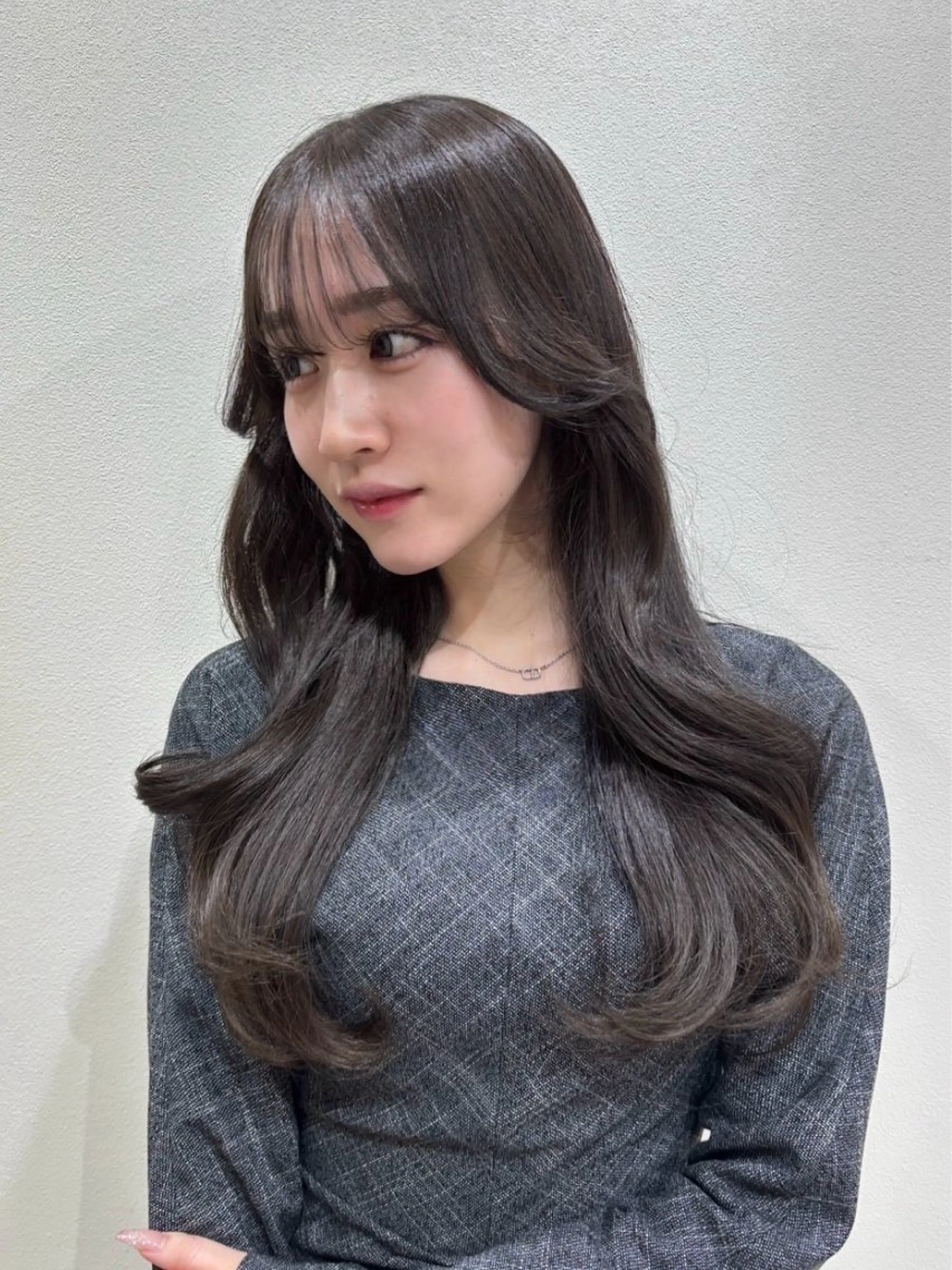 ロング ヘアカラー トリートメント レイヤーカット/髪質 改善/momo🎀のヘアスタイル