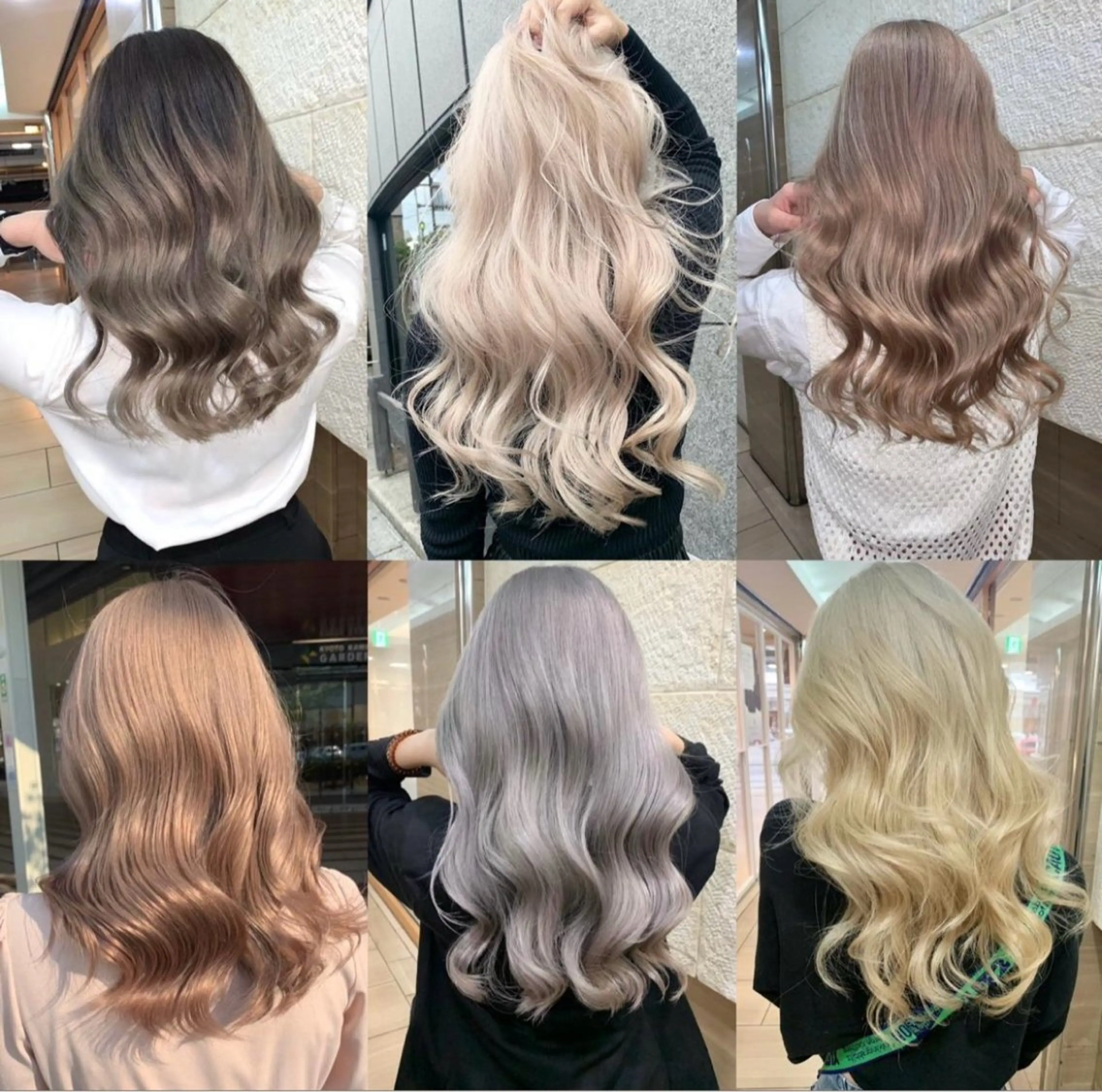 カラー Seleneキズナ ワンカラー/ブリーチのヘアスタイル