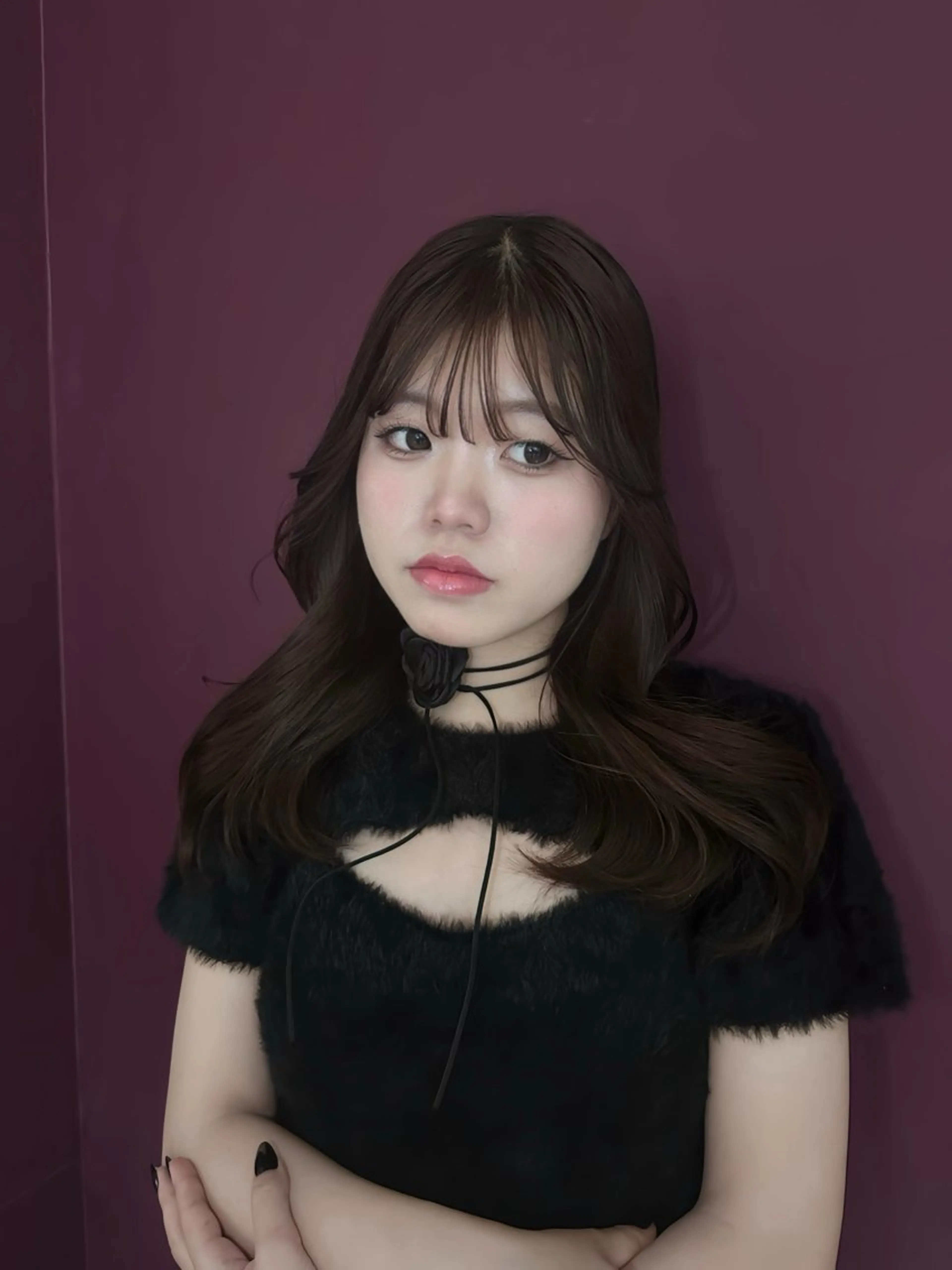 セミロング カラー 美白透明感カラー 🤍／kazukiのヘアスタイル