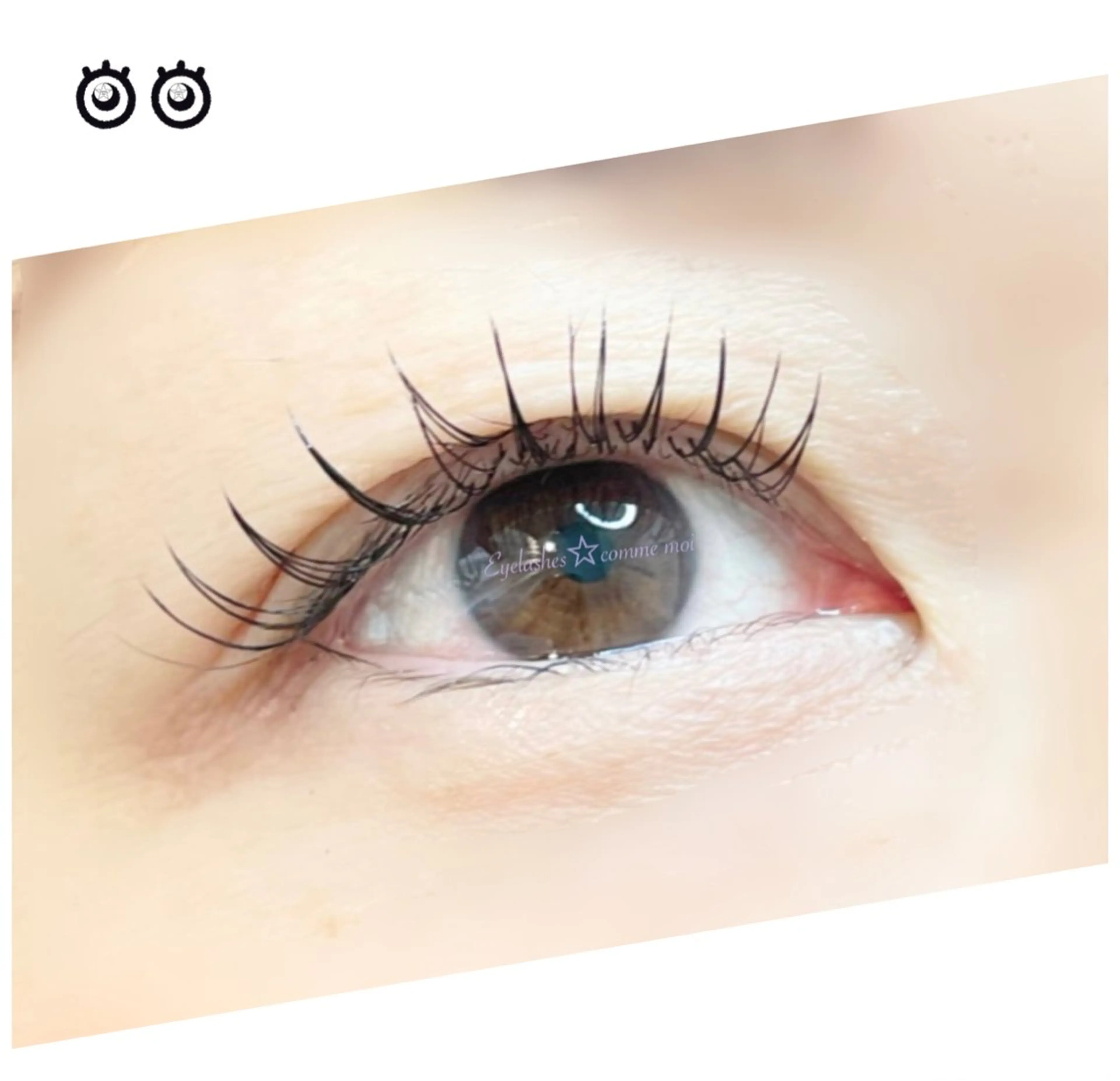 ☆まつげエクステ 【フラットラッシュ】100本の写真