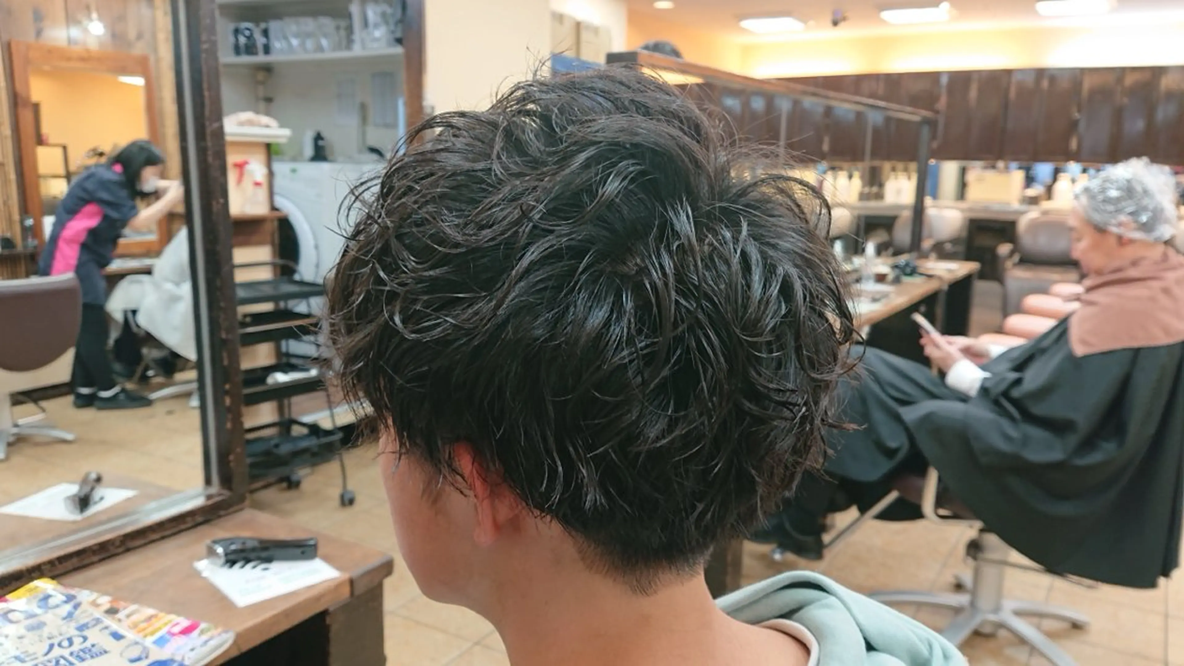 パーマ メンズ hum立川 水野由香のヘアスタイル