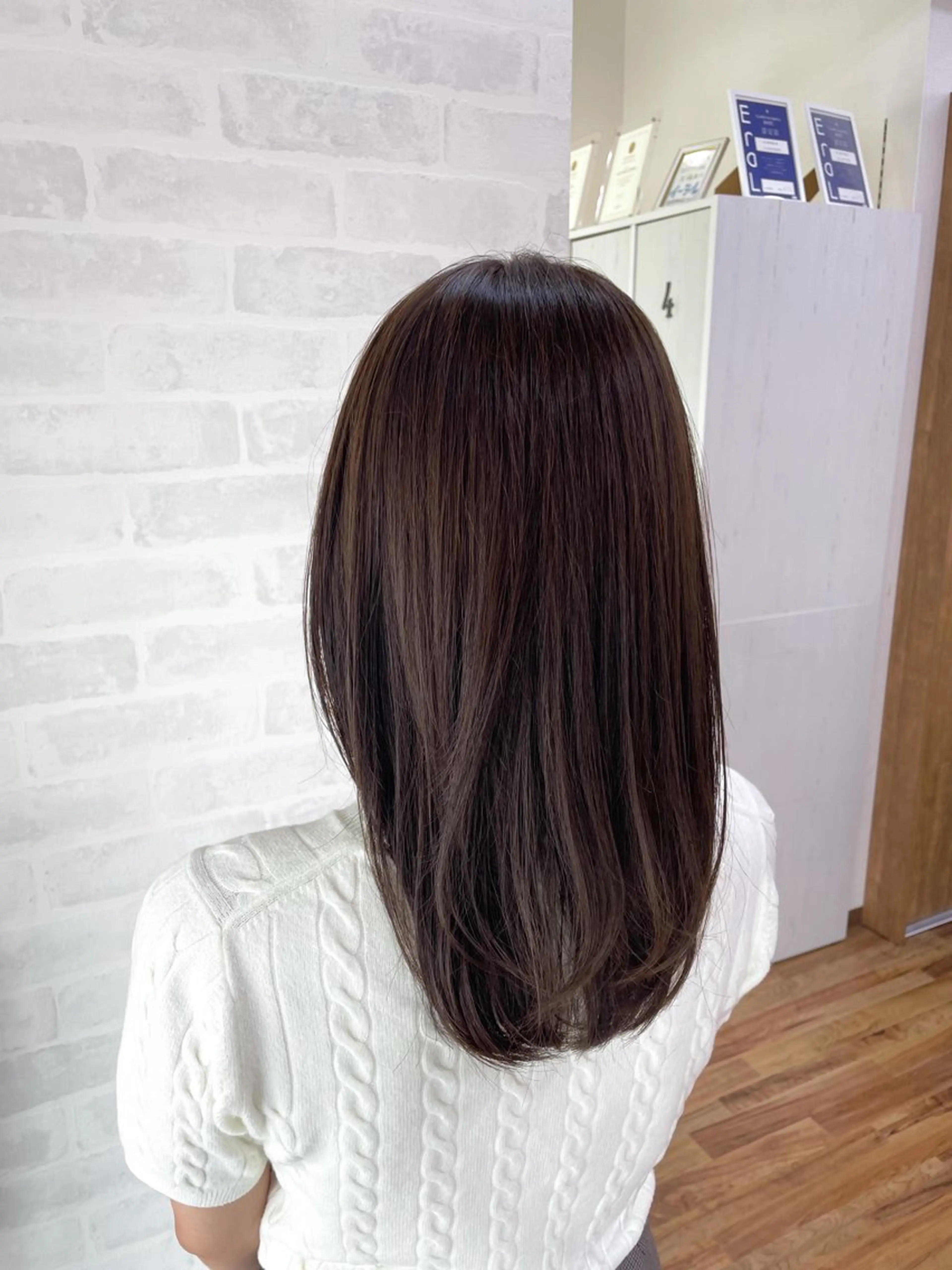 カラー アッシュ アッシュブラウン ブラウンカラー ヘアカラー タヂカ マイのヘアスタイル