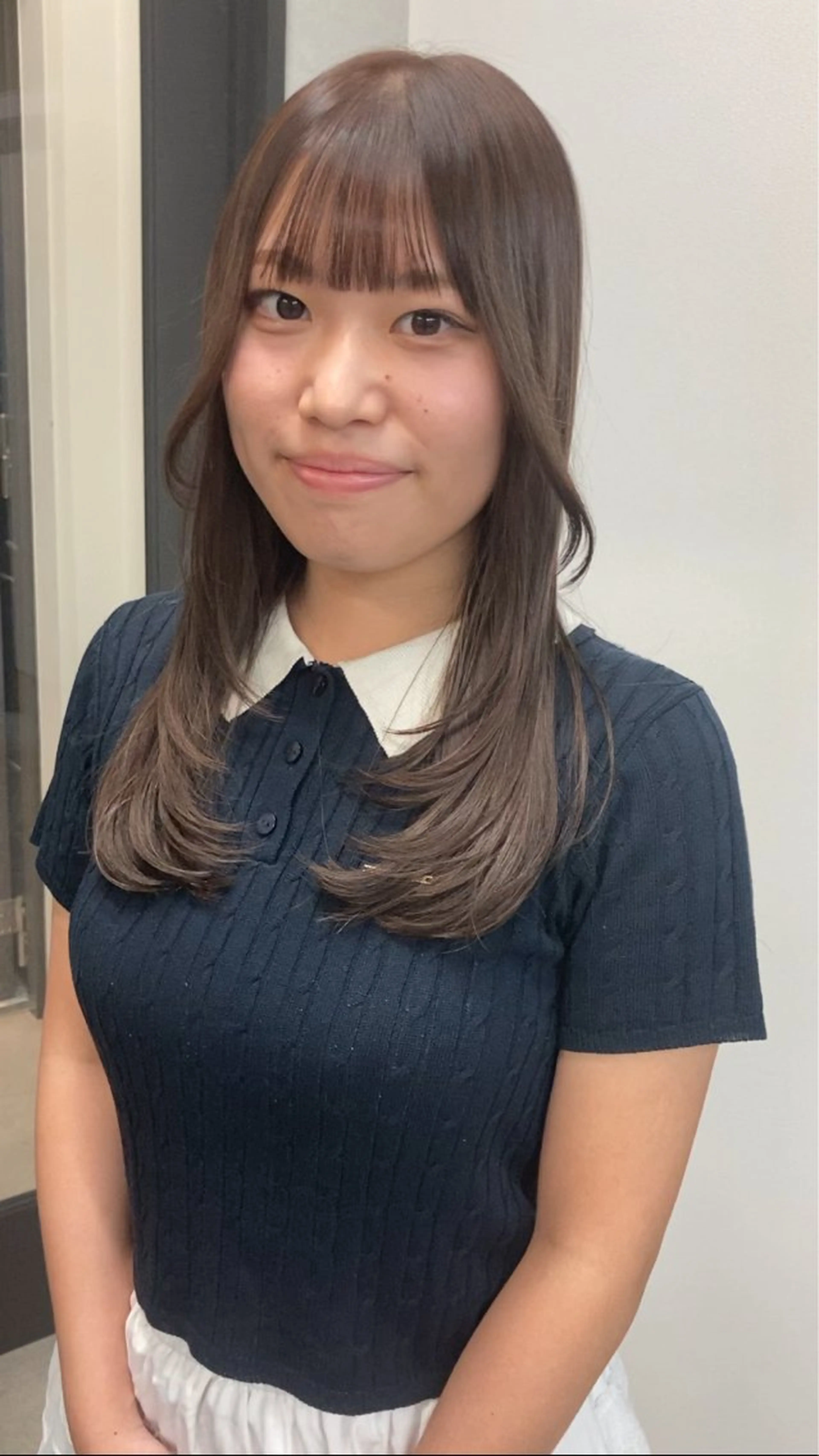 ロング カラー ハイライトカラー 顔周りカット ハイレイヤー ハイライト レイヤーカット 高橋 悠造のヘアスタイル