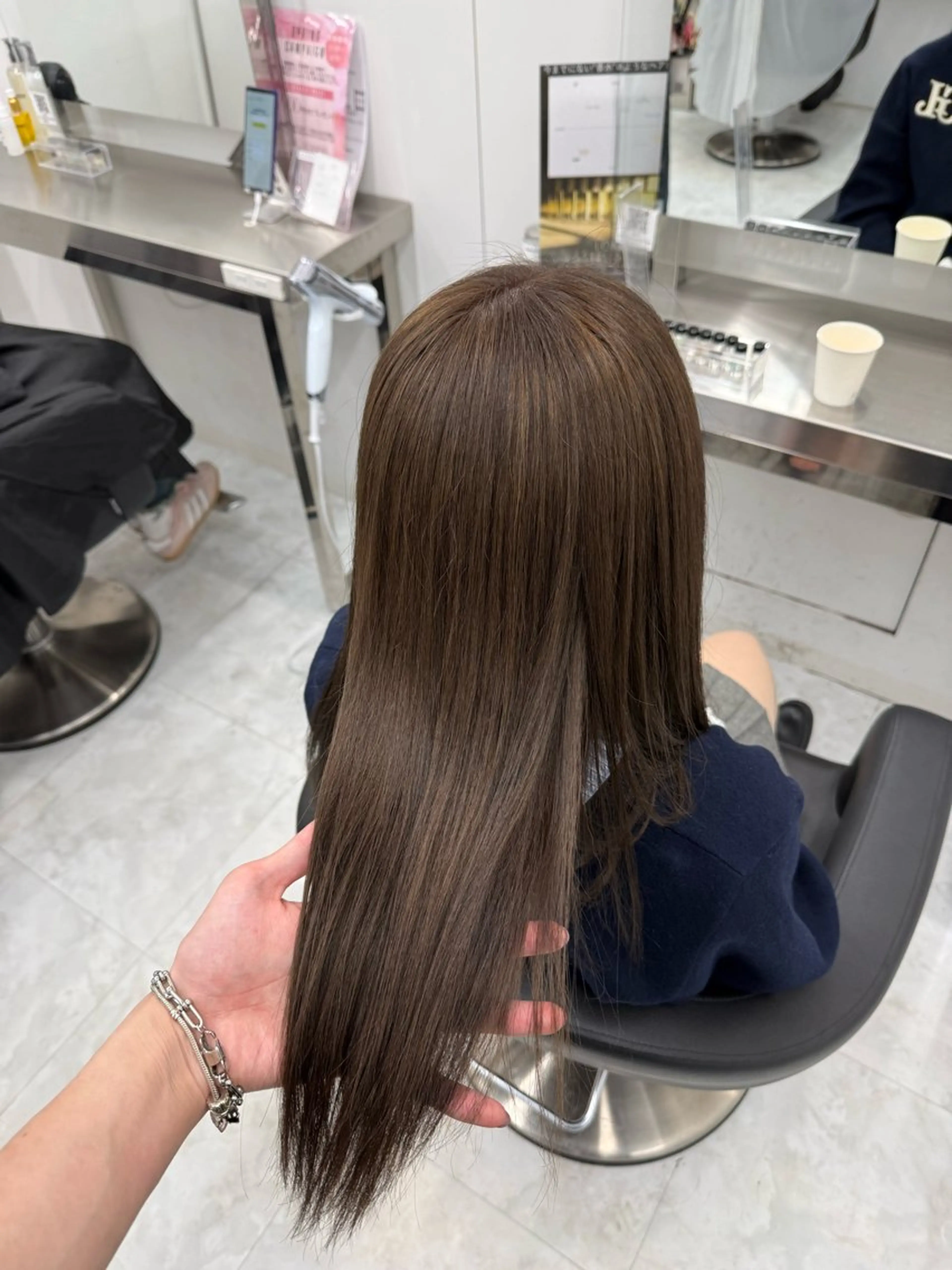 ロング カラー ヘアカラー トリートメント 中韓レイヤー/ ブラウン🤎はやとのヘアスタイル