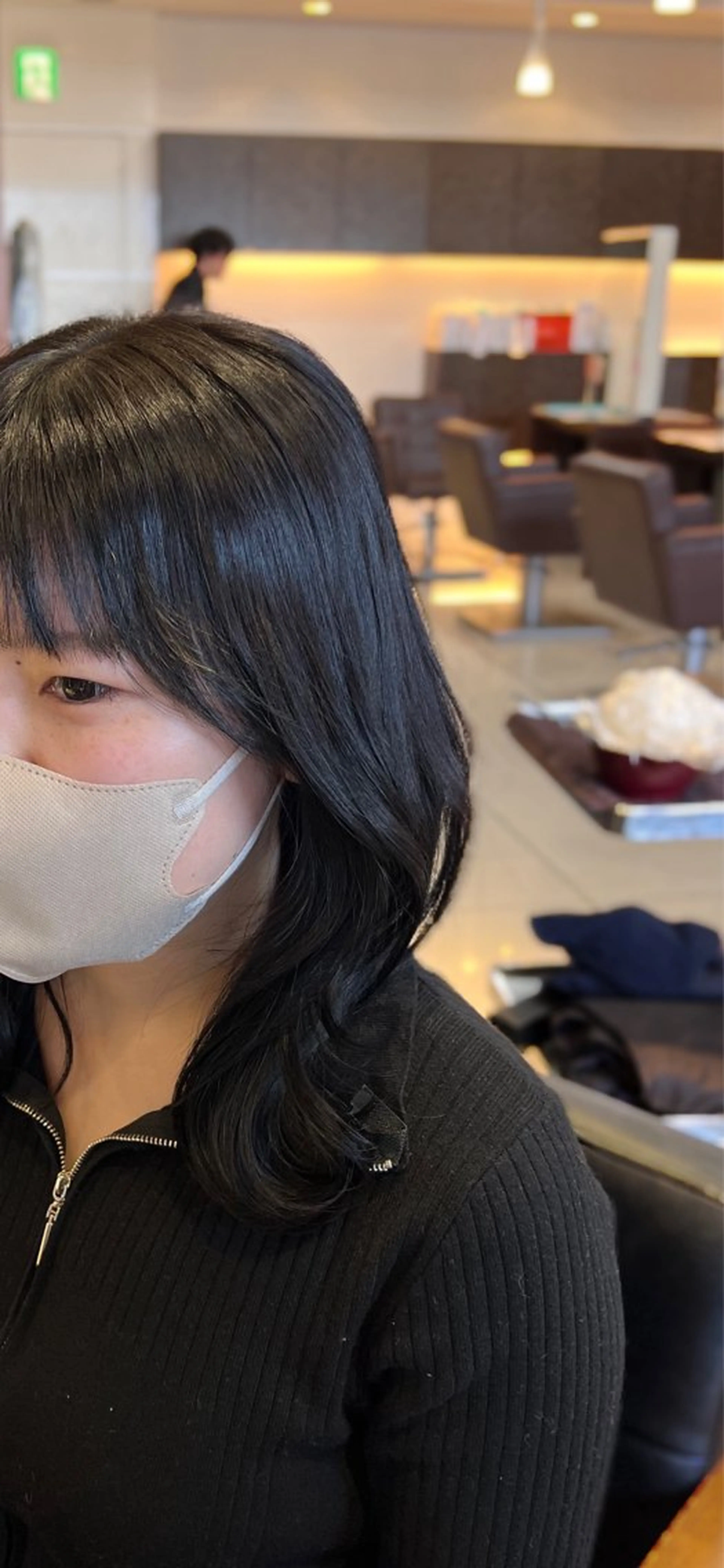 ミディアム 草薙メンズ縮毛矯正 💫緒方美柚のヘアスタイル