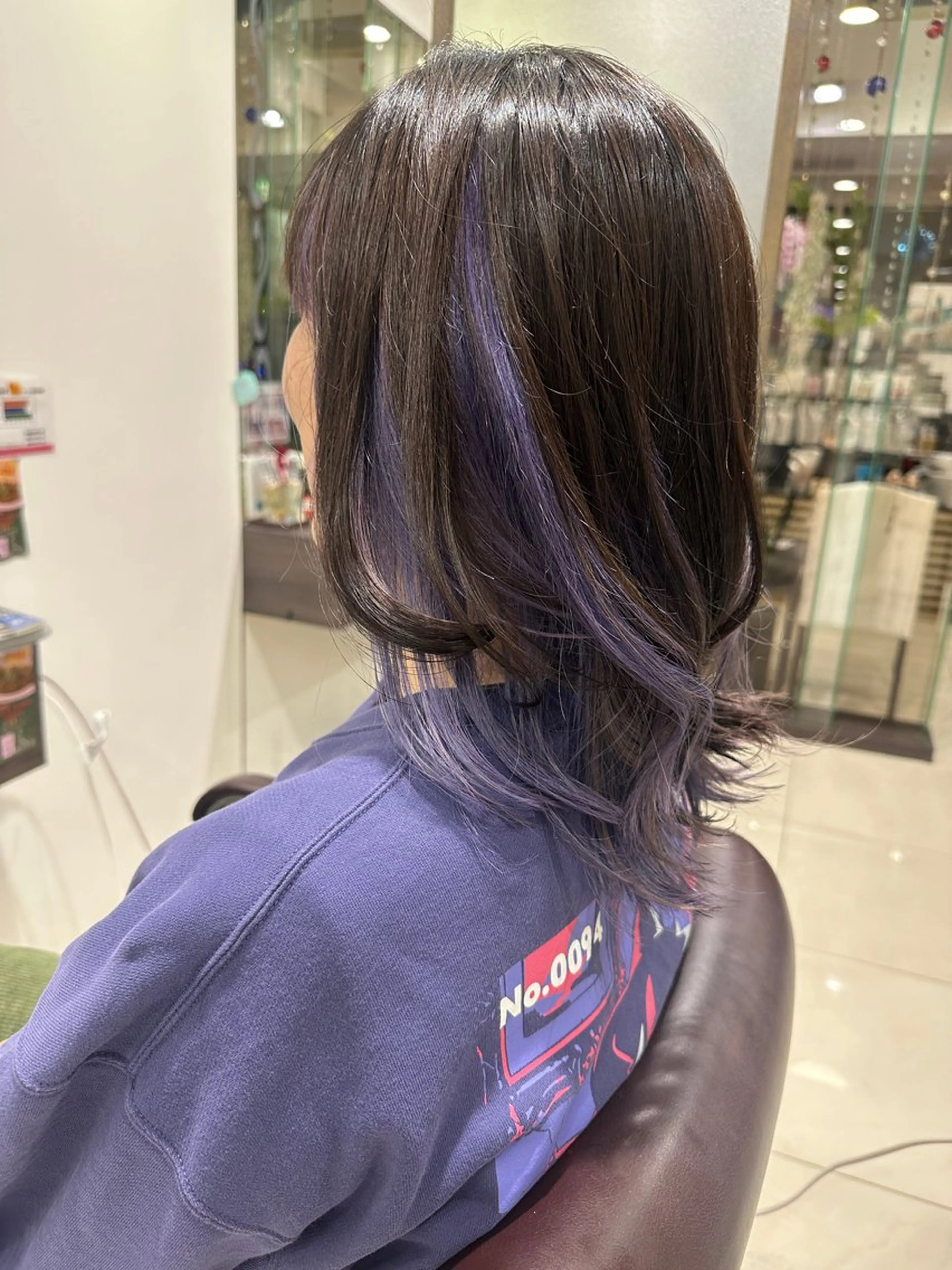 カラー レイヤー 艶々カラーのヘアスタイル