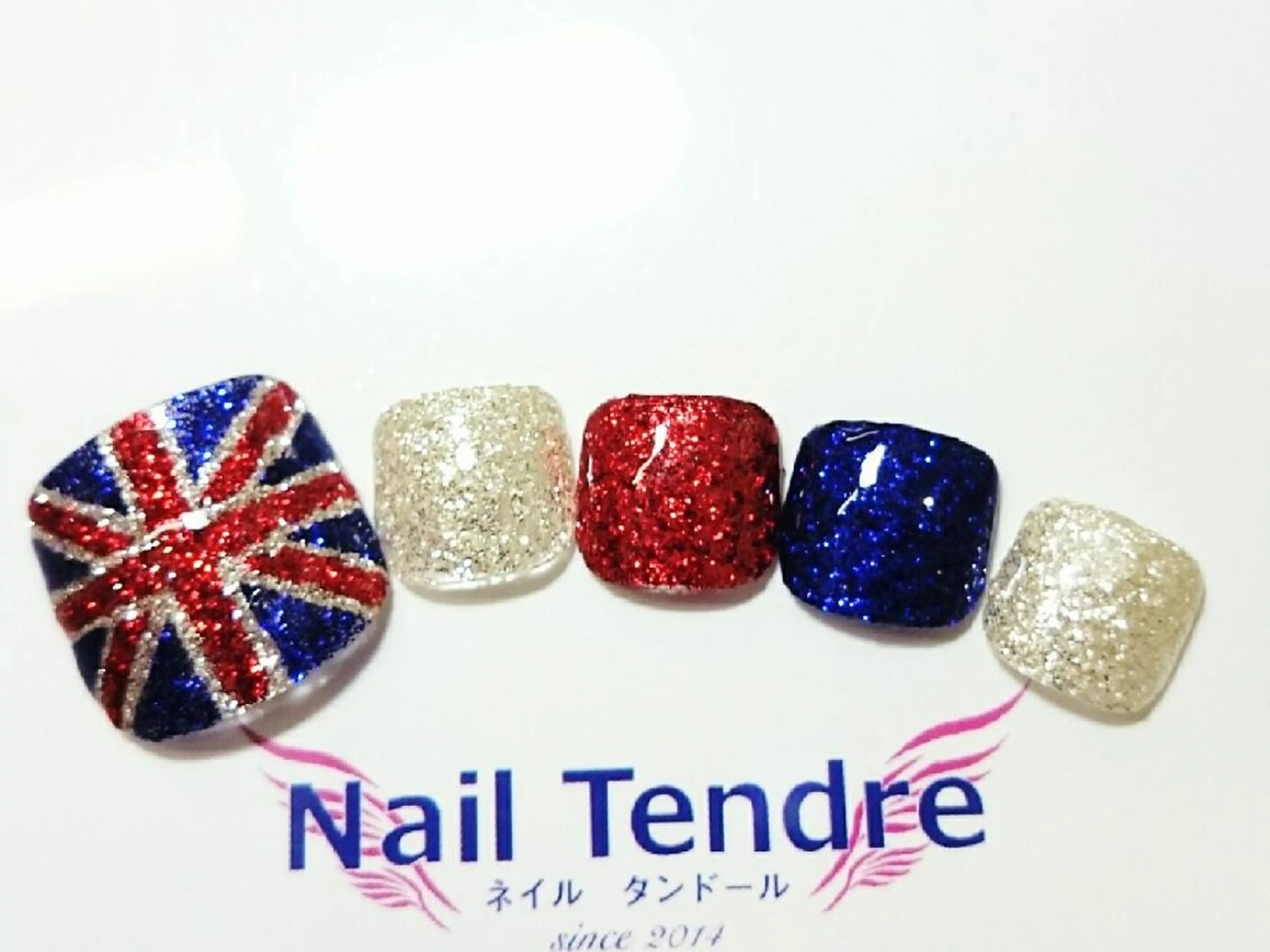 ネイル アートネイル ジェルネイル ソフトジェル ストーンネイル フットネイル Nail  Tendreのネイルデザイン